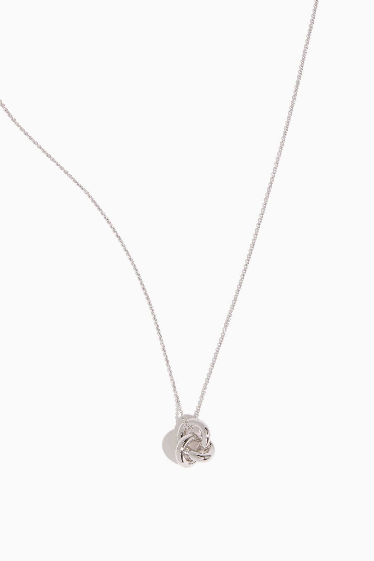 Knot Necklace in Silver