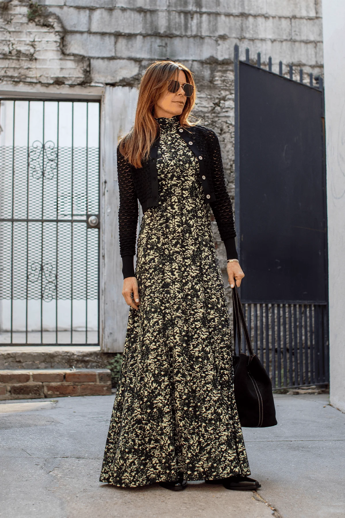 Lace Cardigan in Black - Image 5