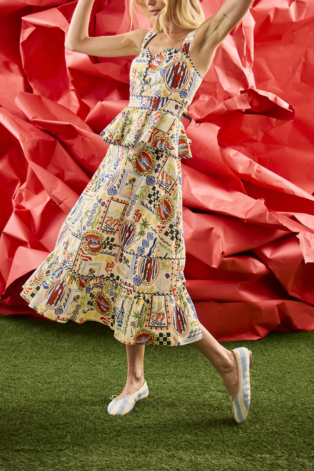 Lacey Dress in Coastal Conversation - Image 3