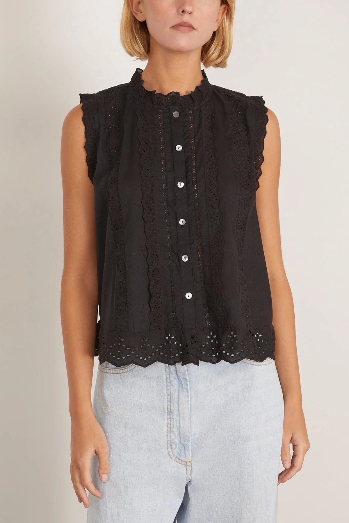 Lara Shirt in Black - Image 3