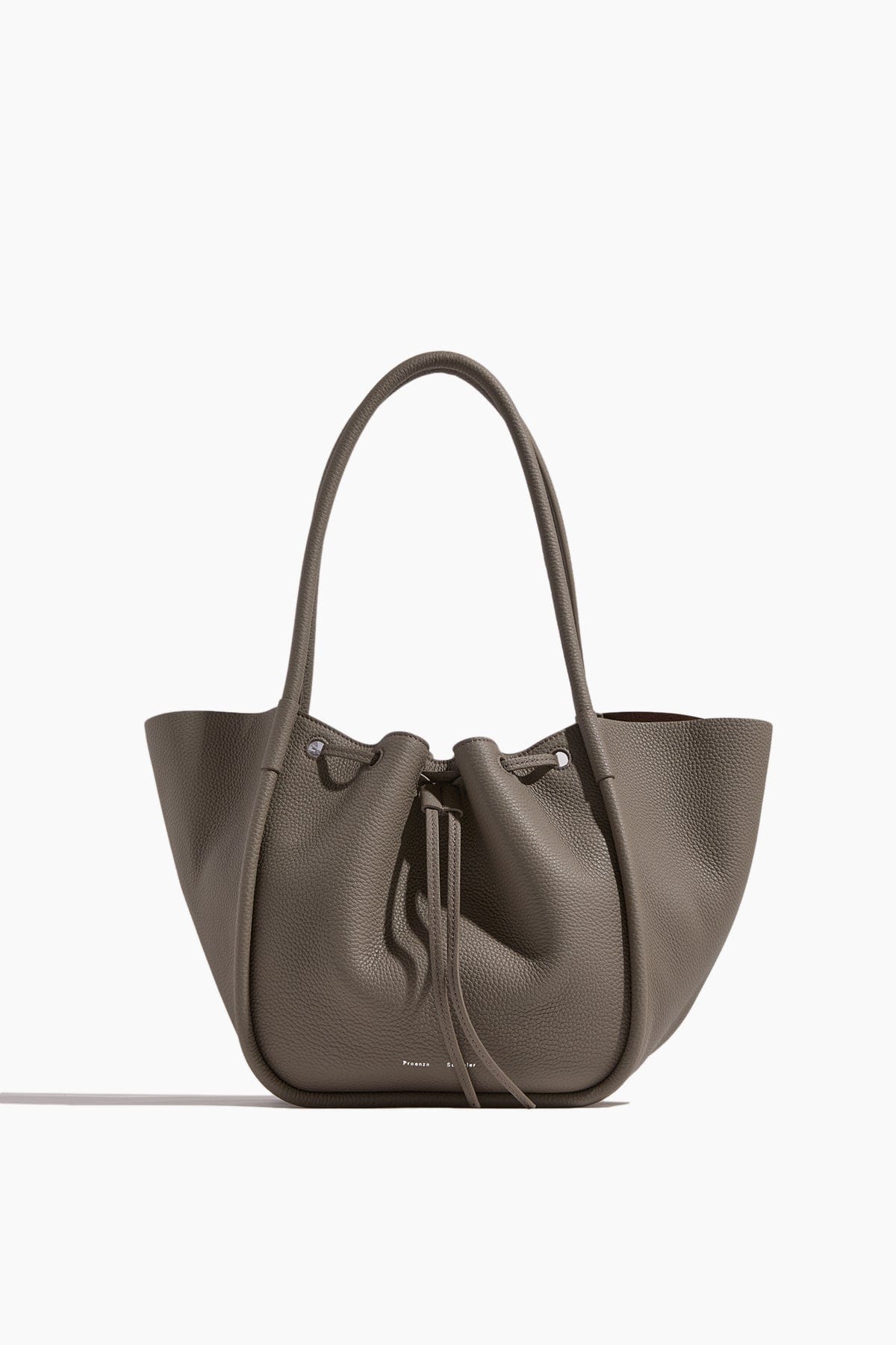 Large Ruched Tote in Slate