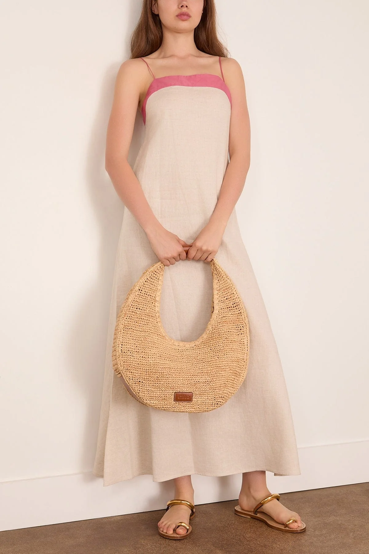 Laura Linen Dress in Blush Canyon - Image 2