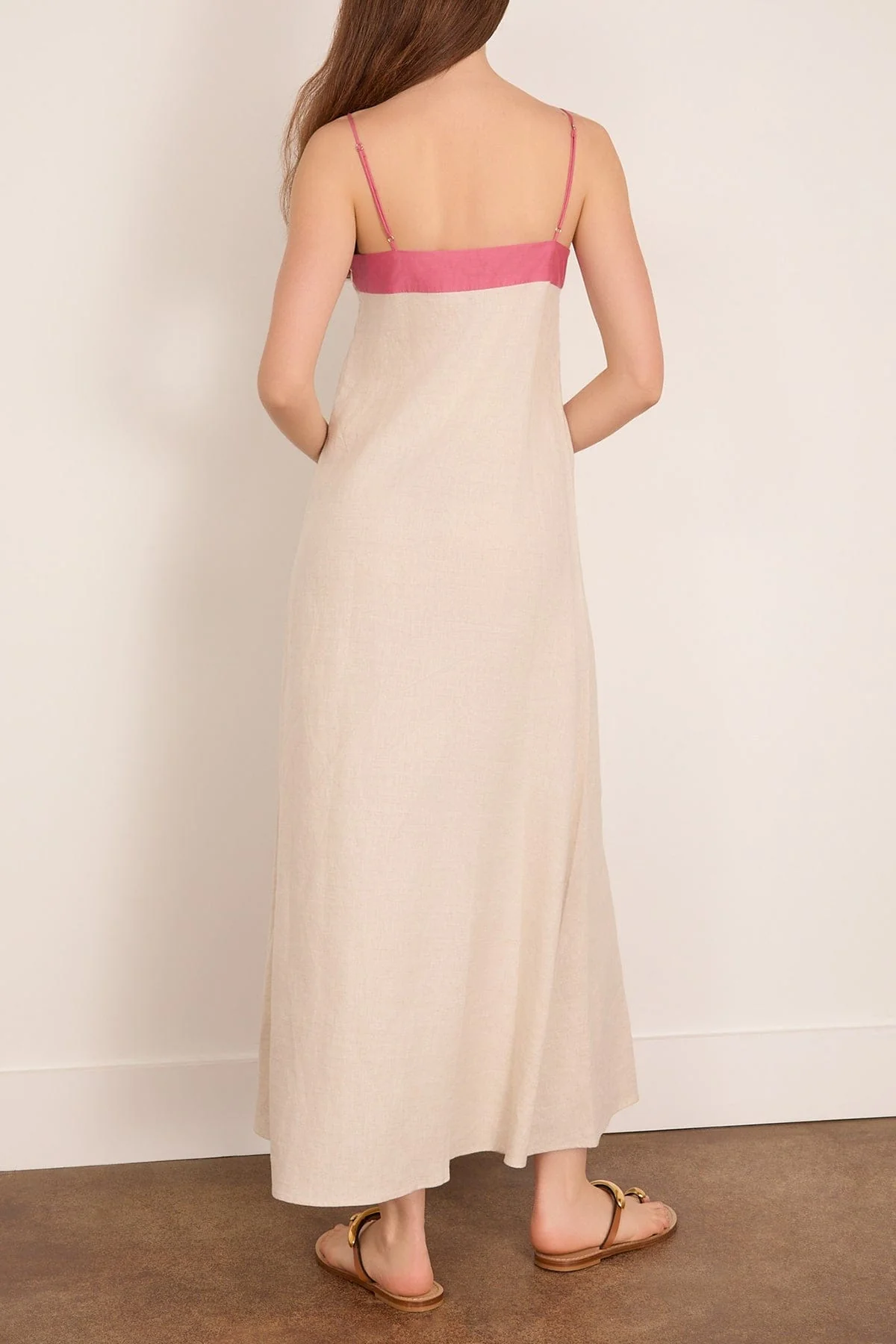 Laura Linen Dress in Blush Canyon - Image 4