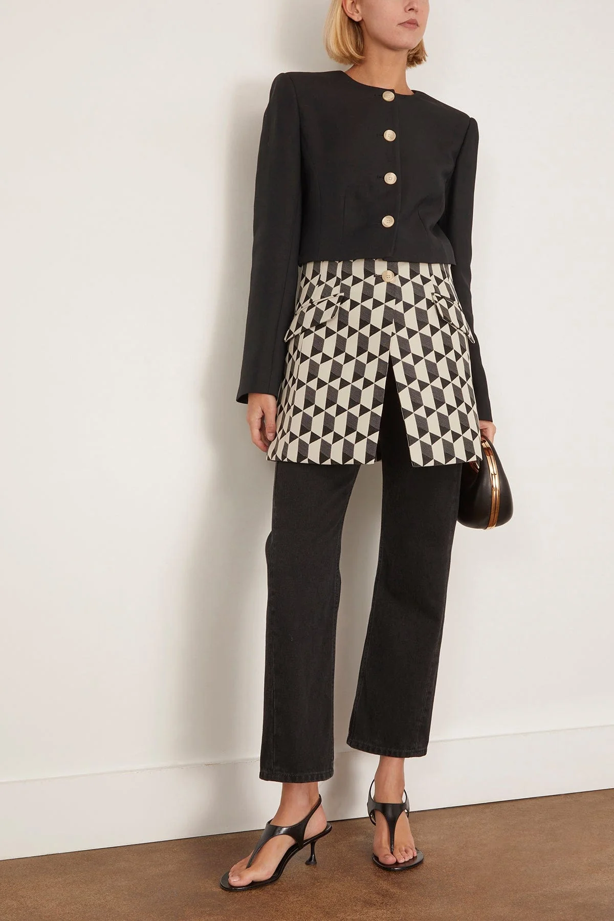 Laurel Blazer in Ecru Multi - Image 2