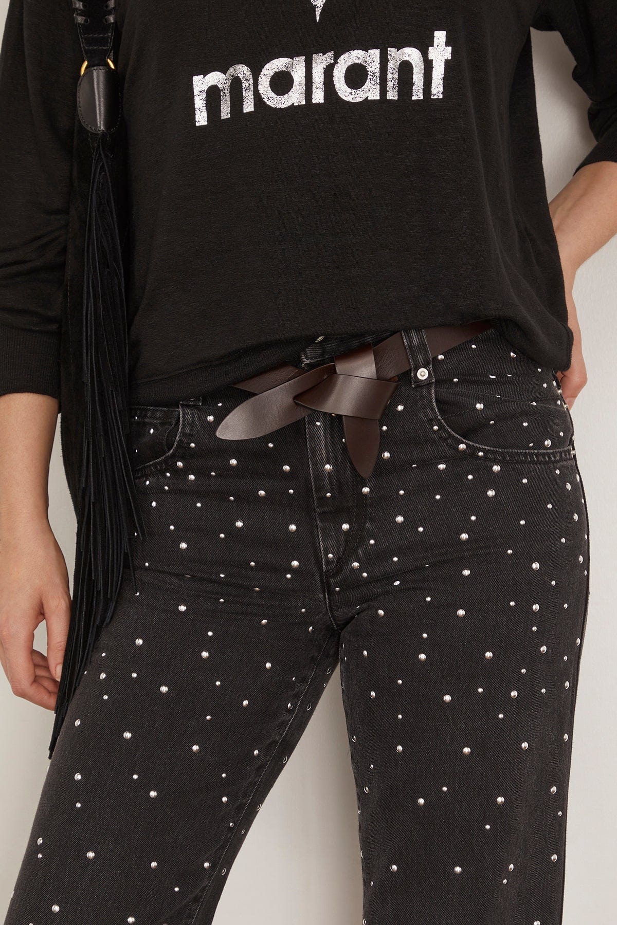 Lecce Belt in Chocolate - Image 2