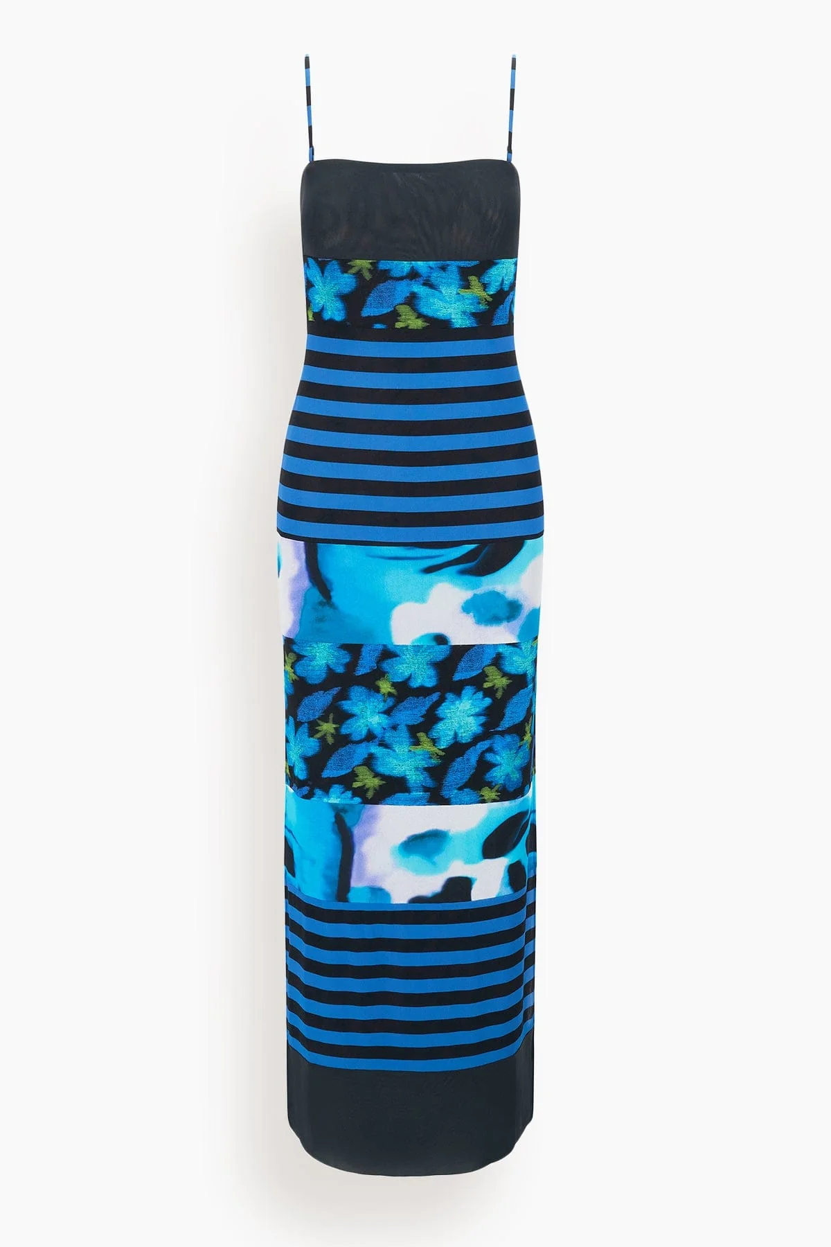 Leona Dress in Blue Haze Multi