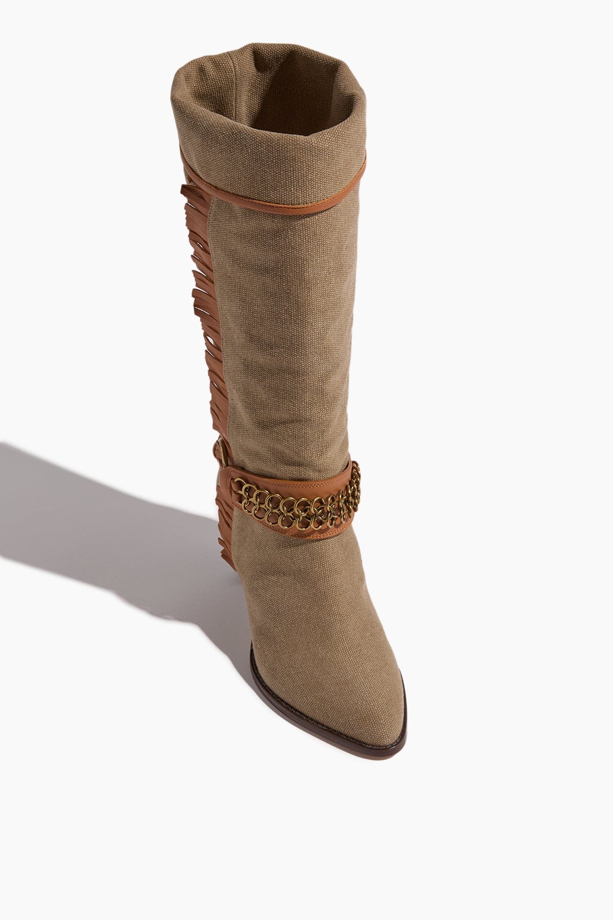 Levon Boots in Khaki - Image 4