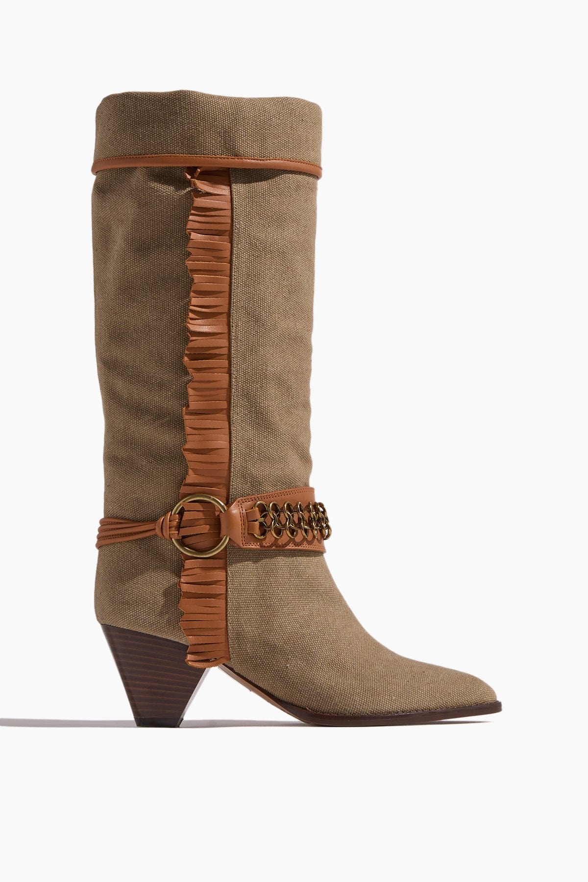 Levon Boots in Khaki - Image 5