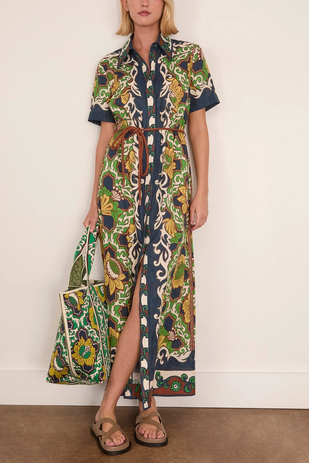 Liana Shirtdress in Multi - Image 2
