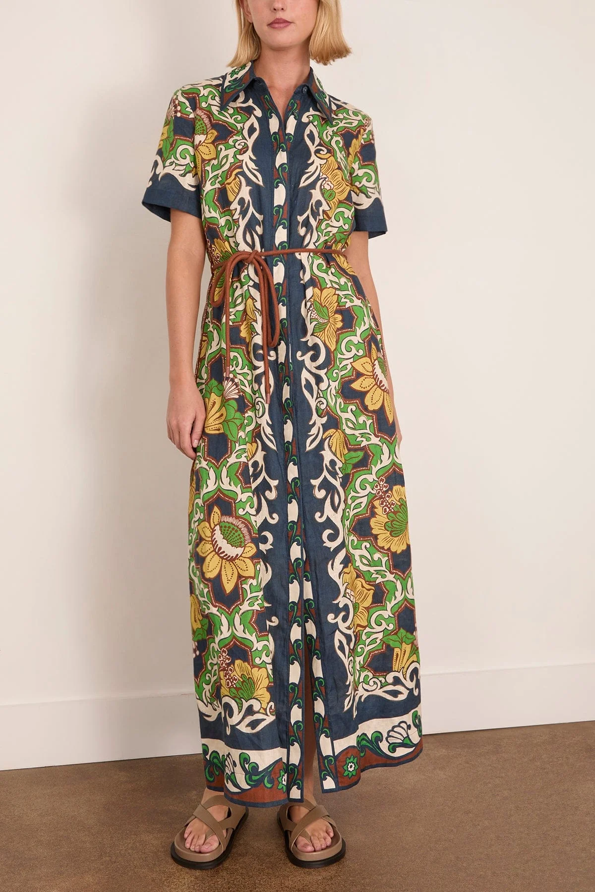 Liana Shirtdress in Multi - Image 3