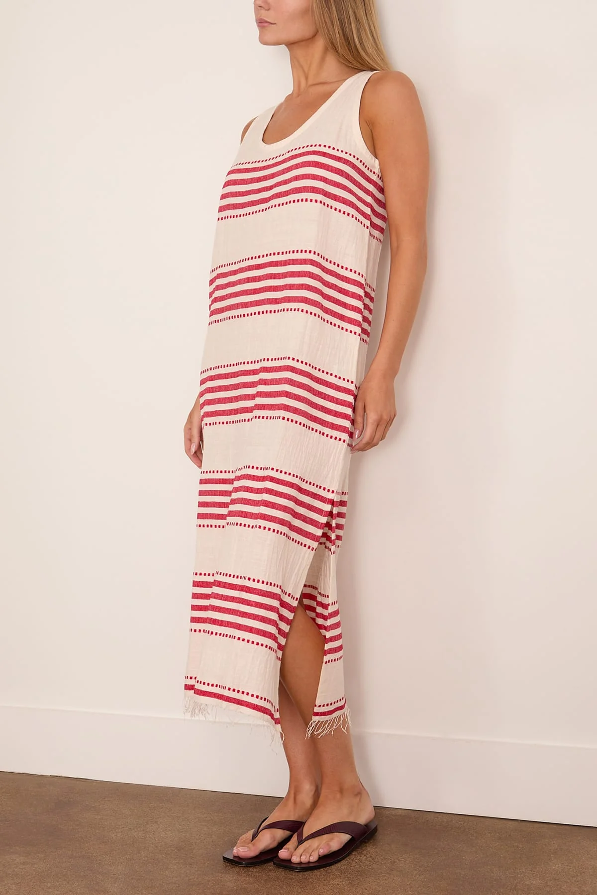 Lilian Tank Dress in Eshe Red - Image 3