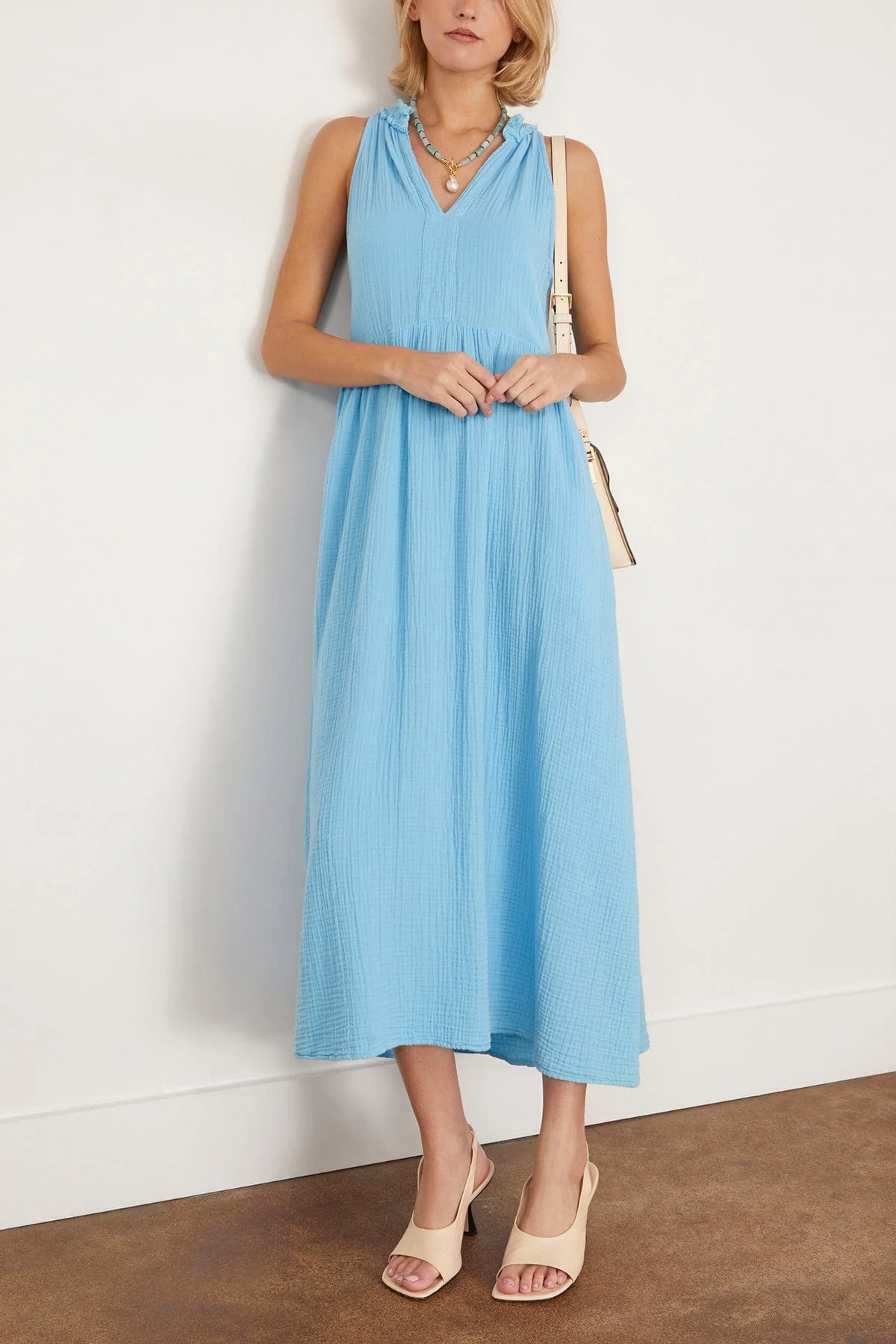 Liza Dress in Atlas Blue - Image 2