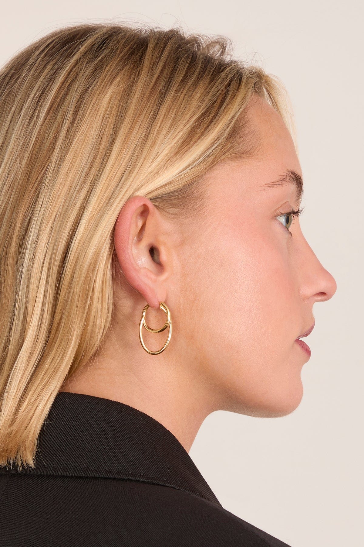 Loom Earrings in Gold - Image 2