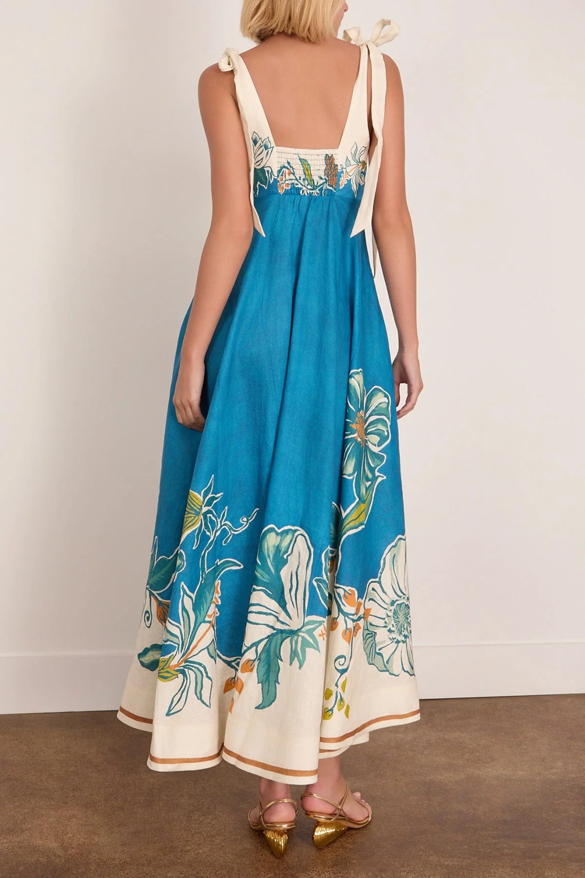 Luda Ballet Sundress in Blue - Image 4