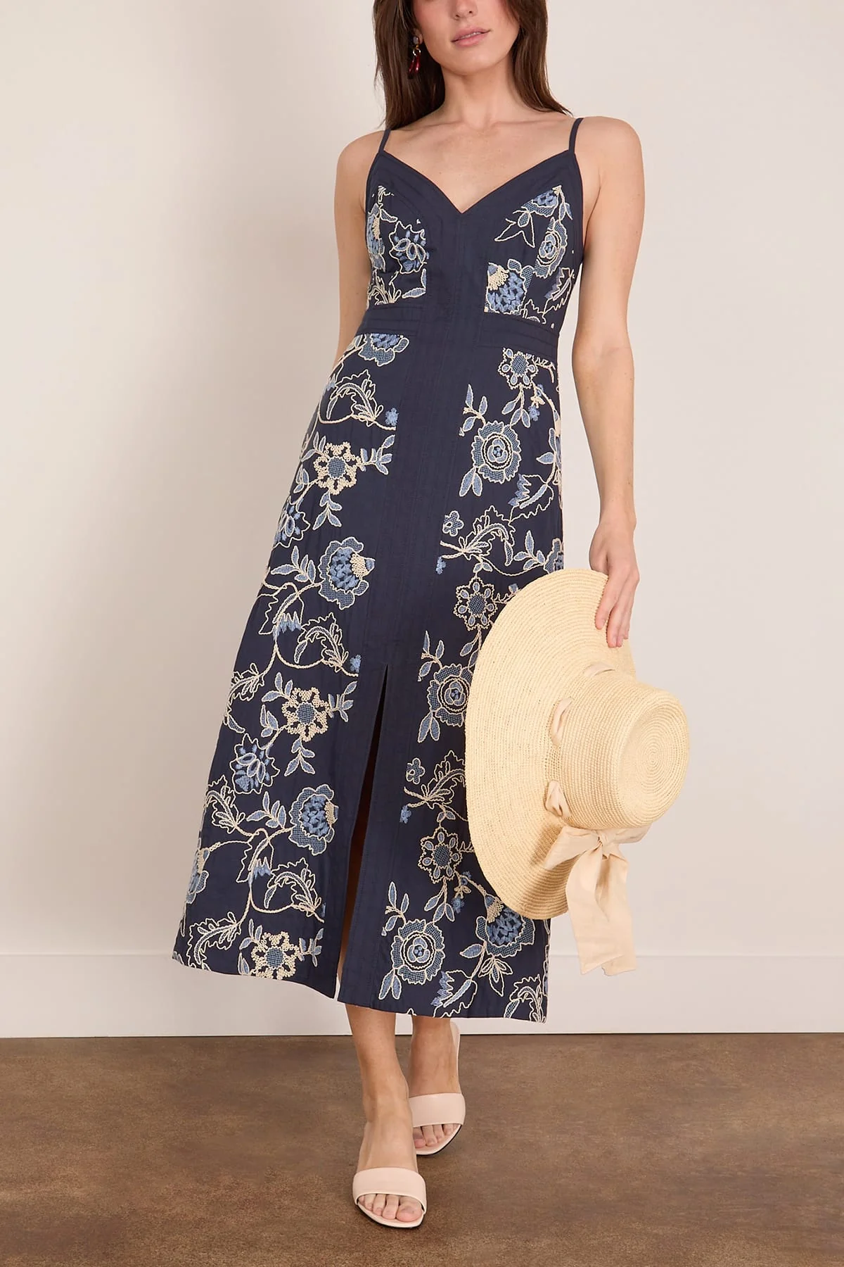 Madden Dress in Maritime Blue Multi - Image 2