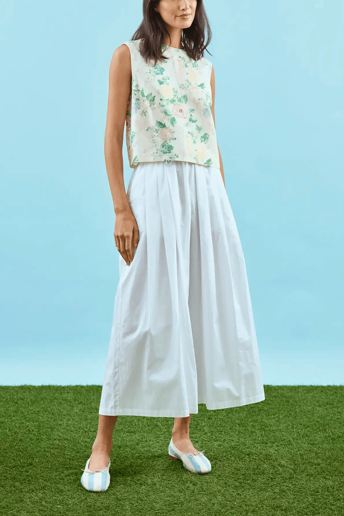 Manning Top in Garden Rose Peony - Image 2
