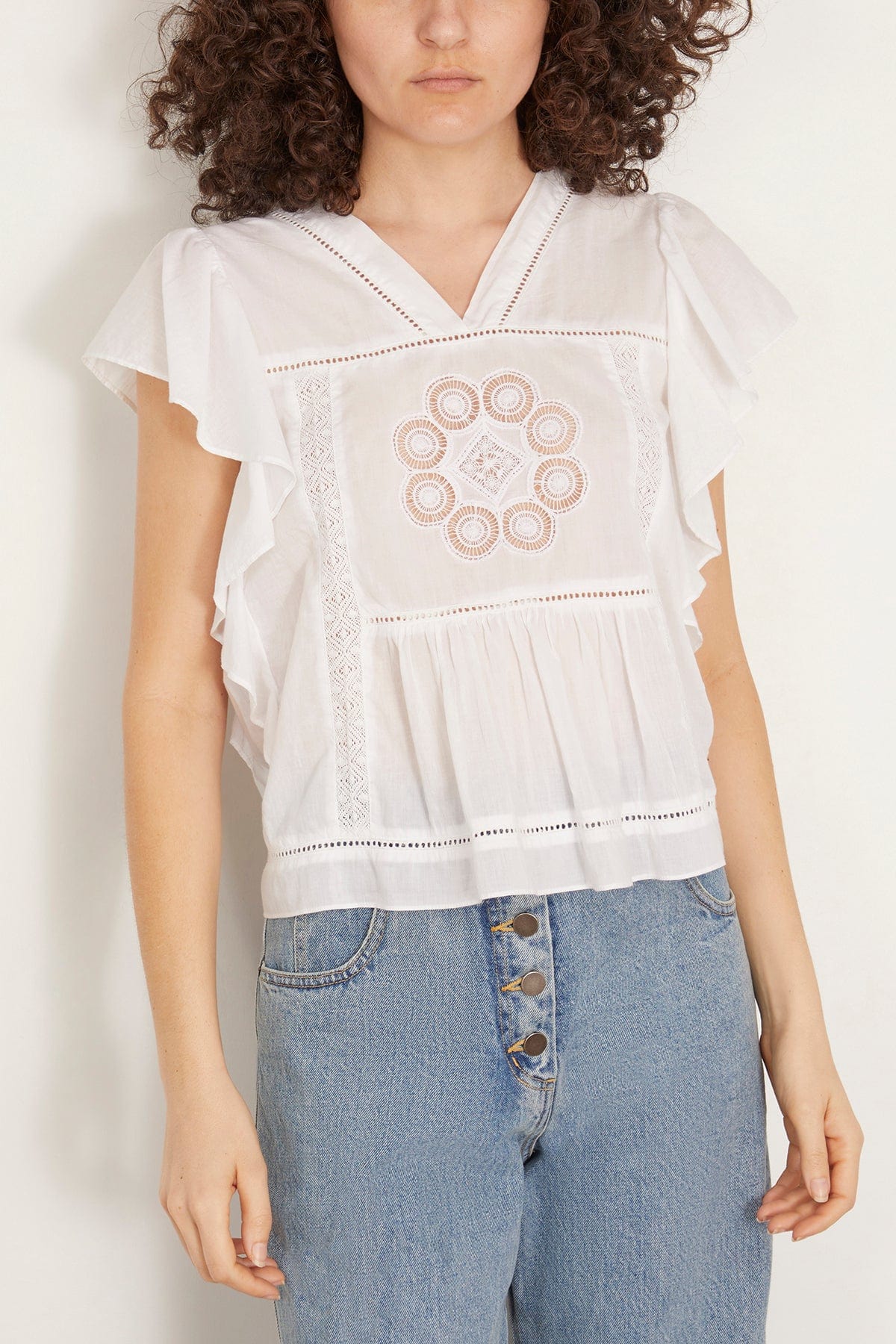 Mara Top in White - Image 3