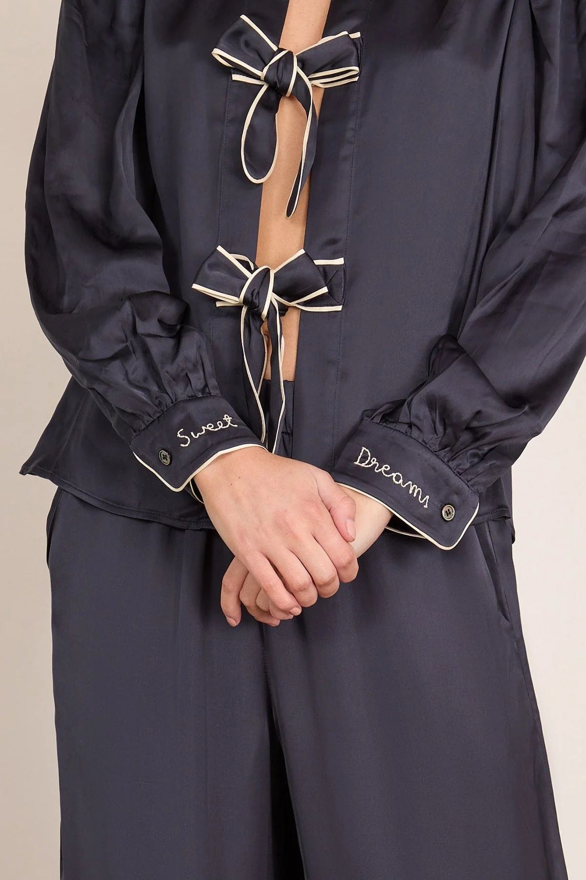 Marceline Sleepwear Pajama Set in Navy - Image 5
