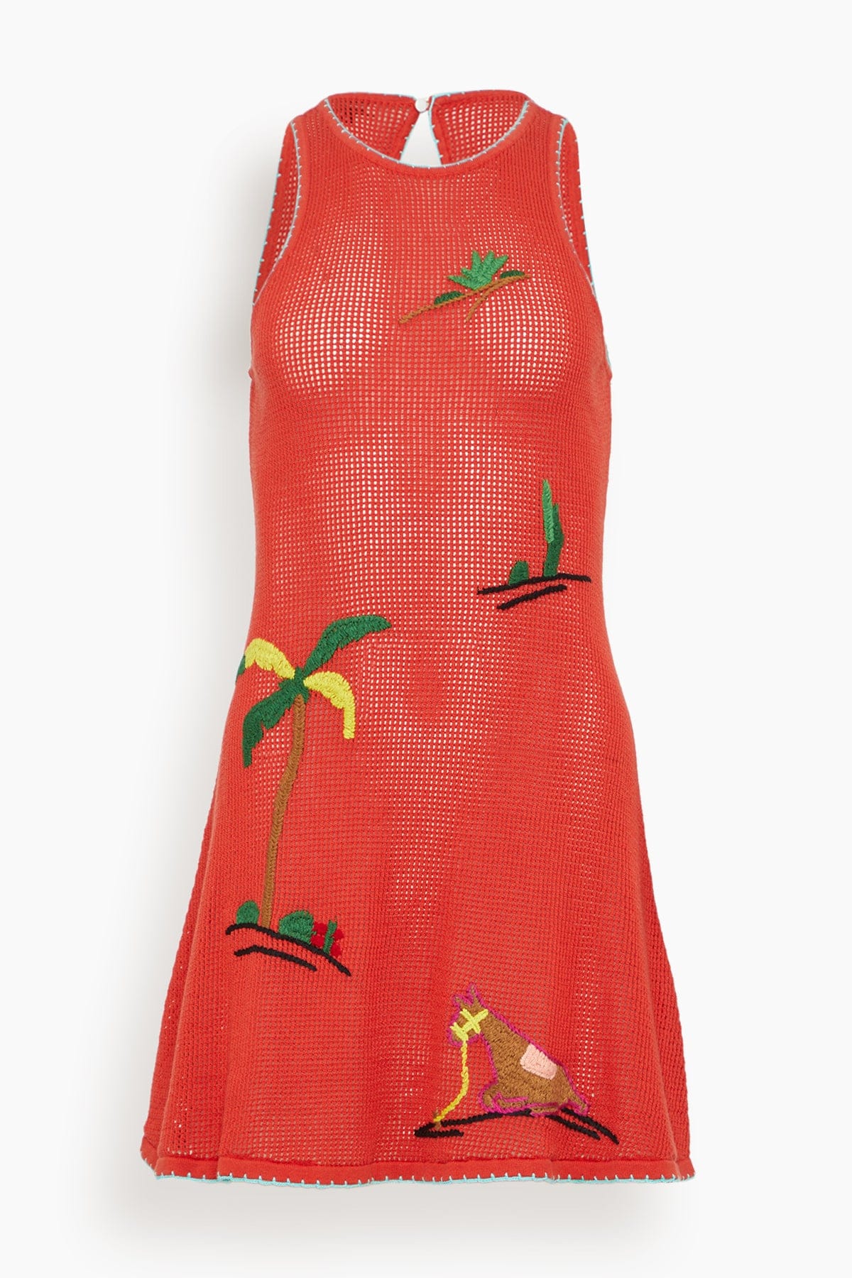 Marea Dress in Riviera Flame