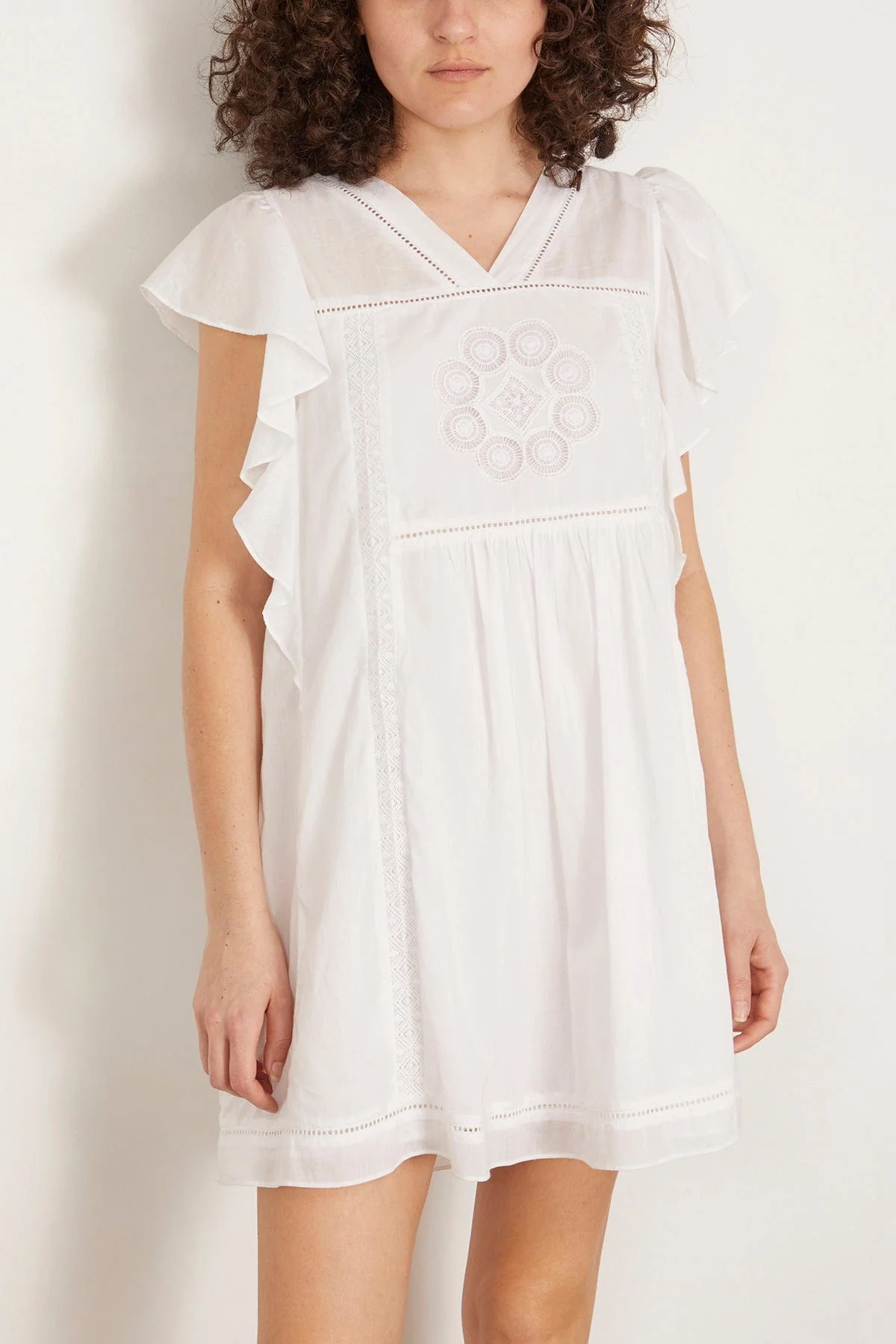 Marlena Dress in White - Image 3