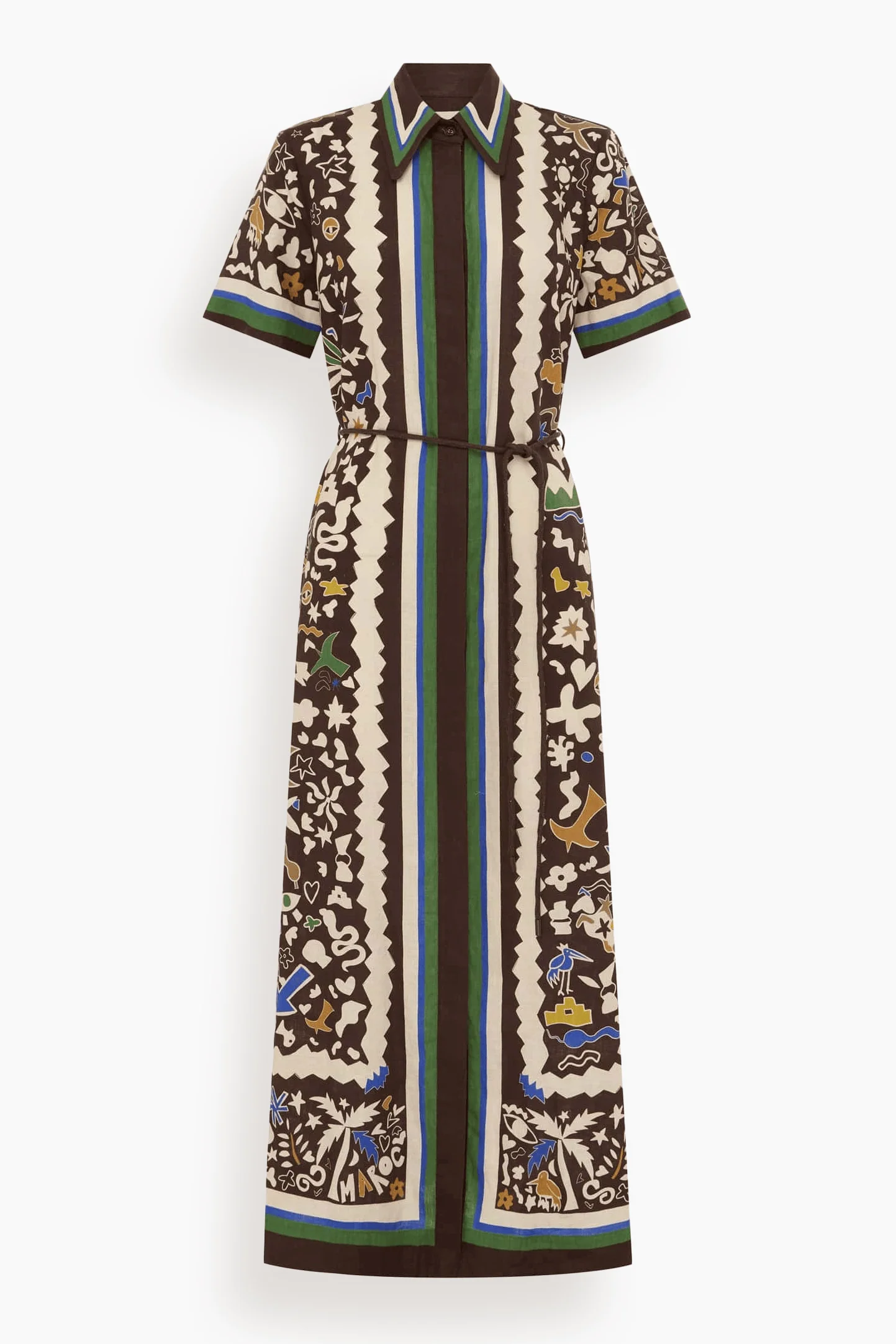 Maroc Shirtdress in Multi