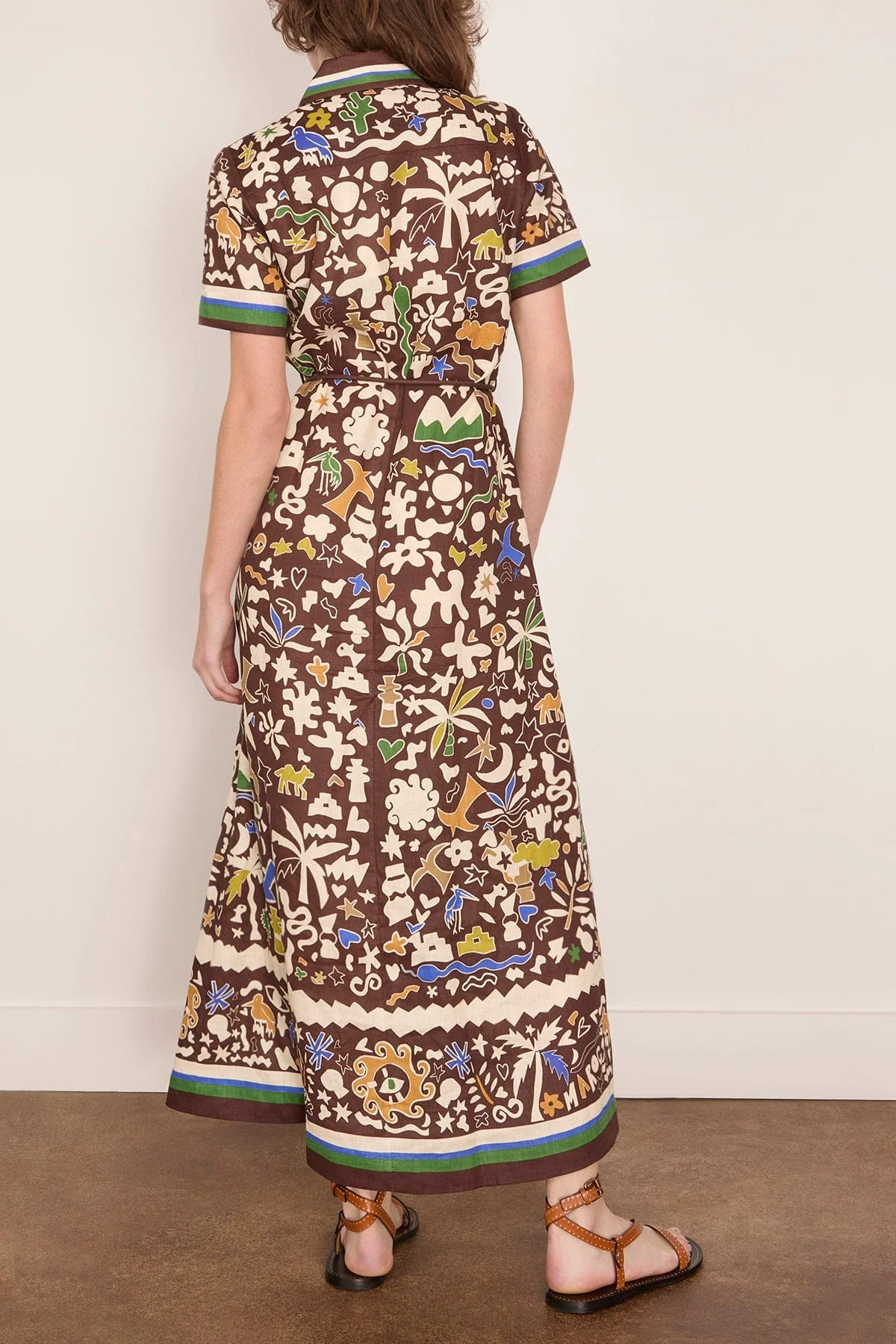 Maroc Shirtdress in Multi - Image 4