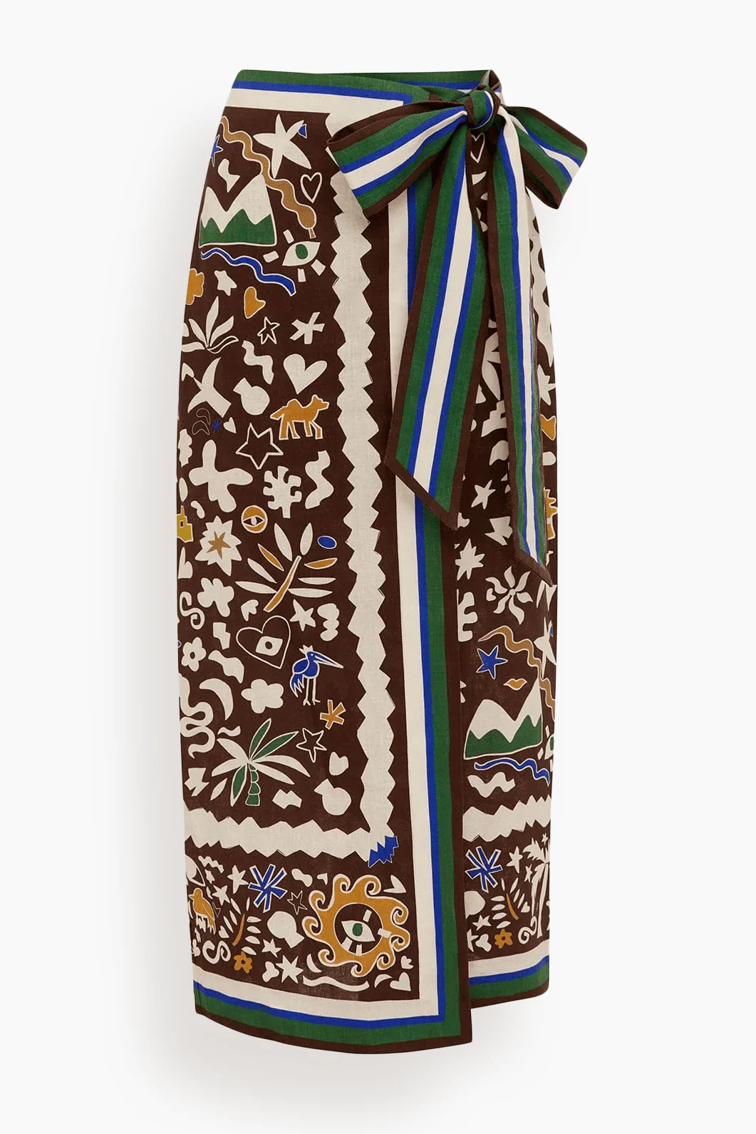 Maroc Wrapped Skirt in Multi