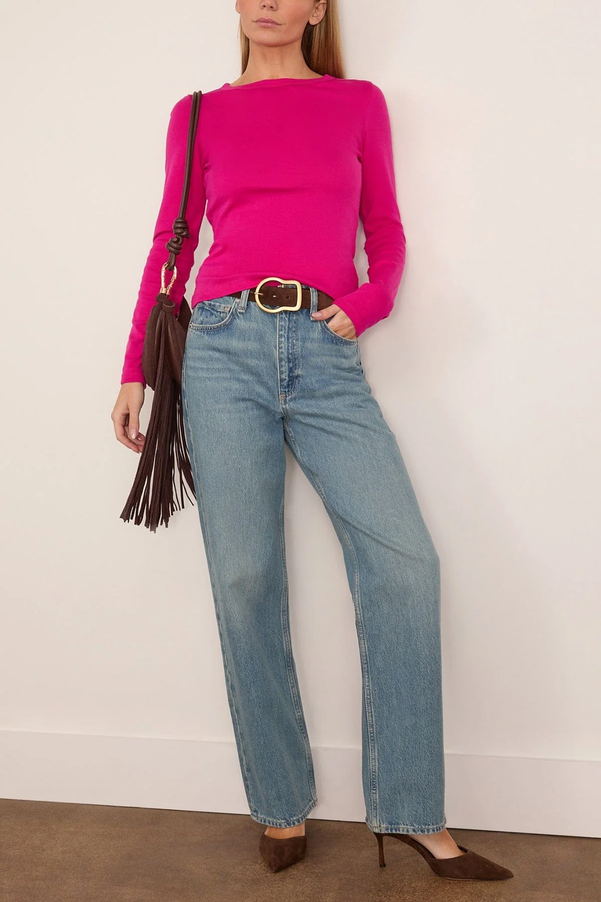 Max Tee in Fuchsia - Image 2