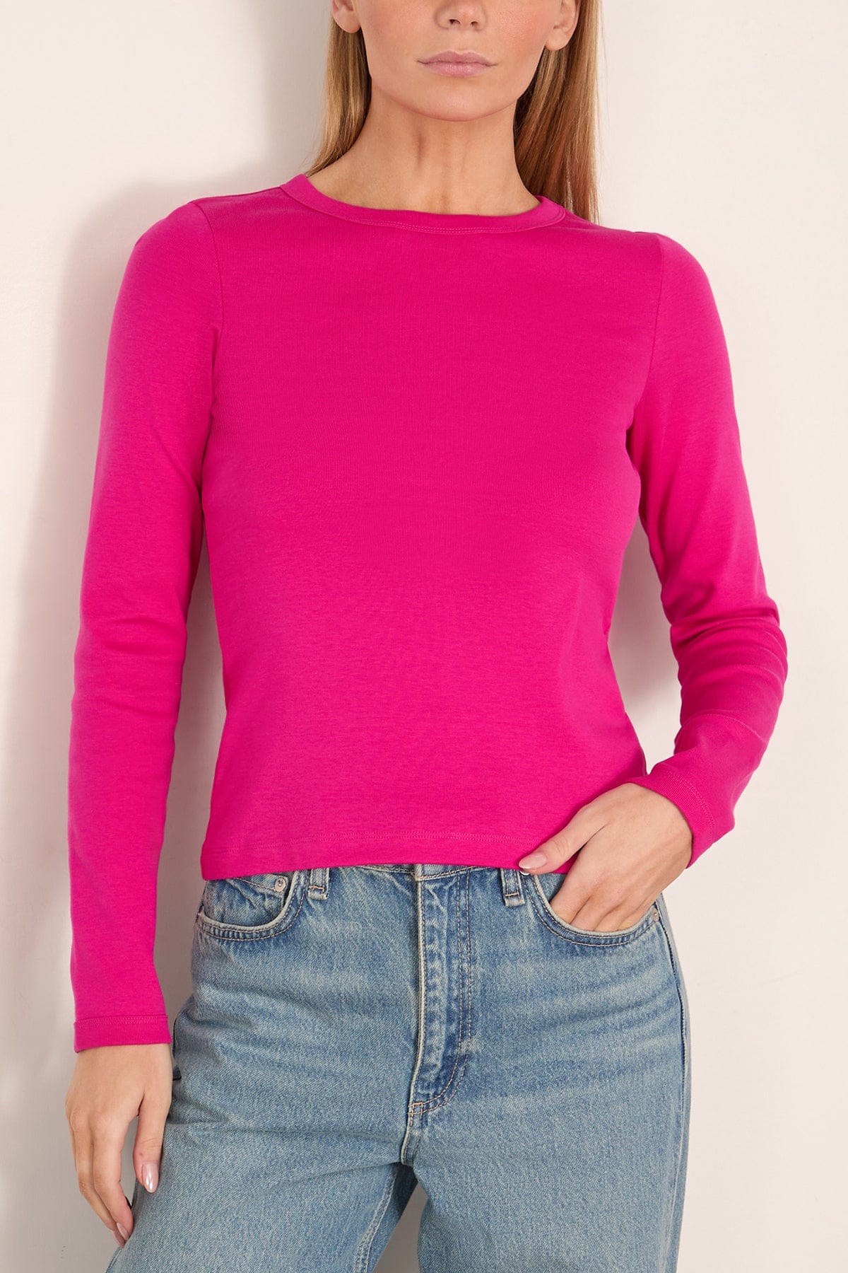 Max Tee in Fuchsia - Image 3