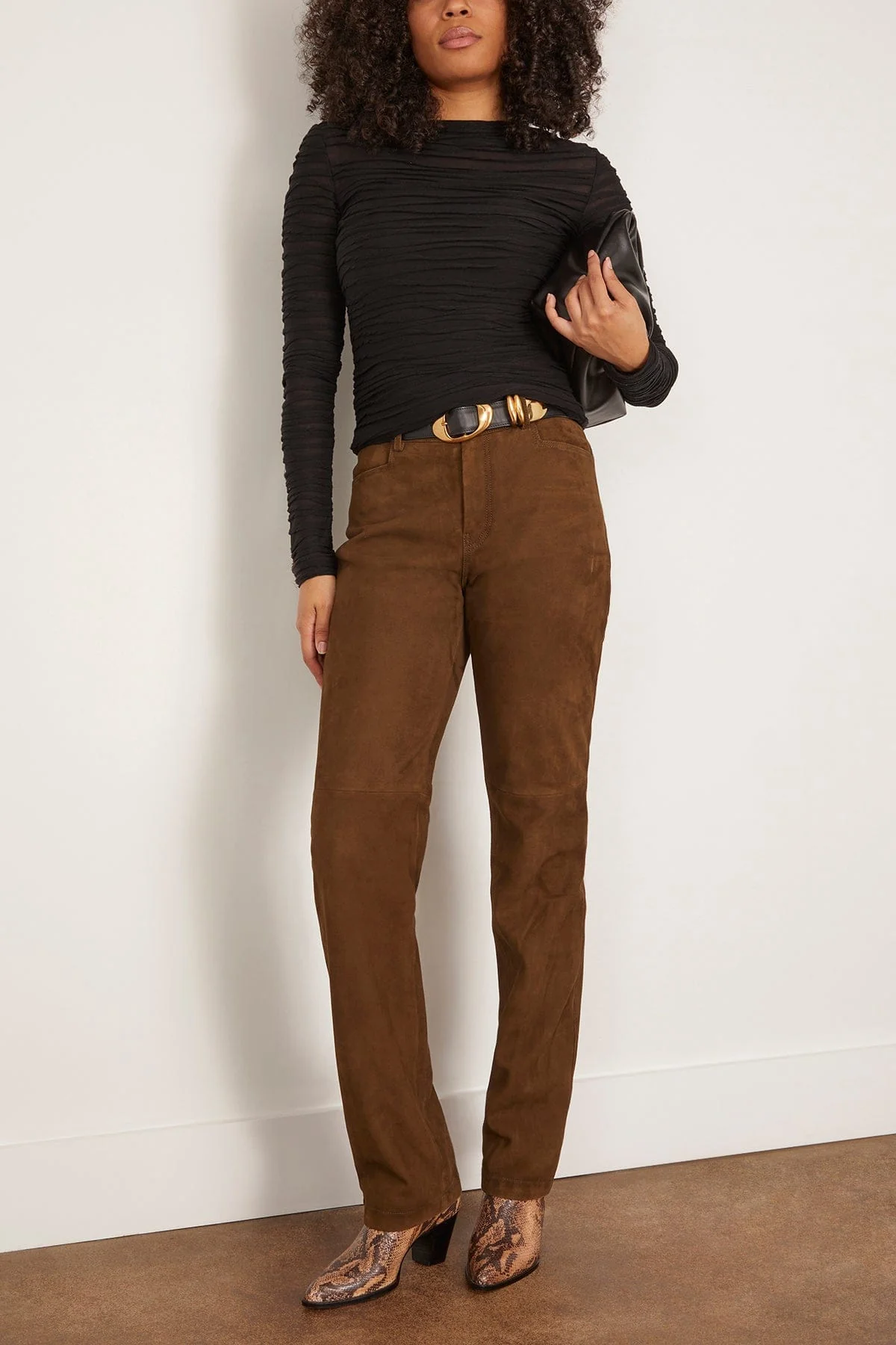 Maxine Pant in Wood - Image 2