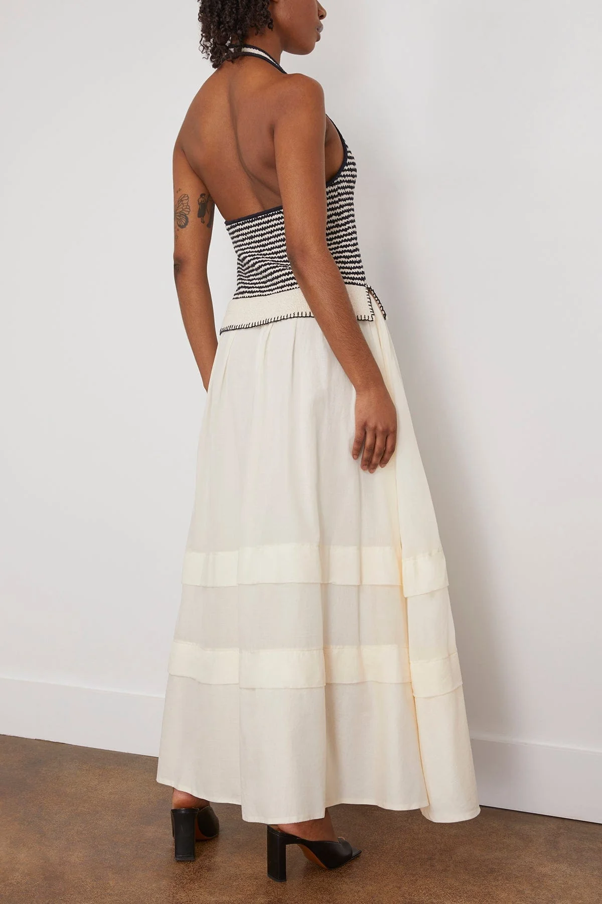Miller Dress in Maritime Blue/Cream (TS) - Image 4