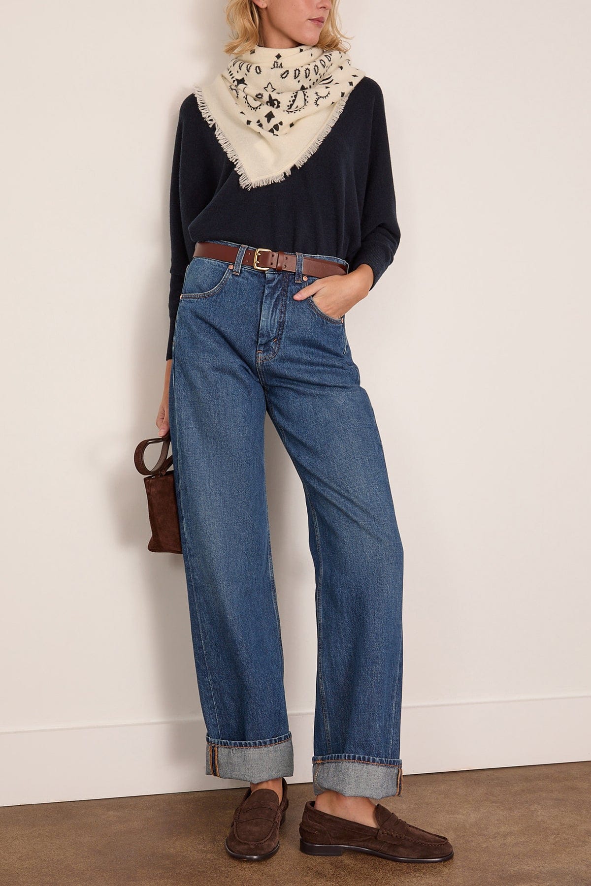 Minie Sweater in Marine Fonce - Image 2