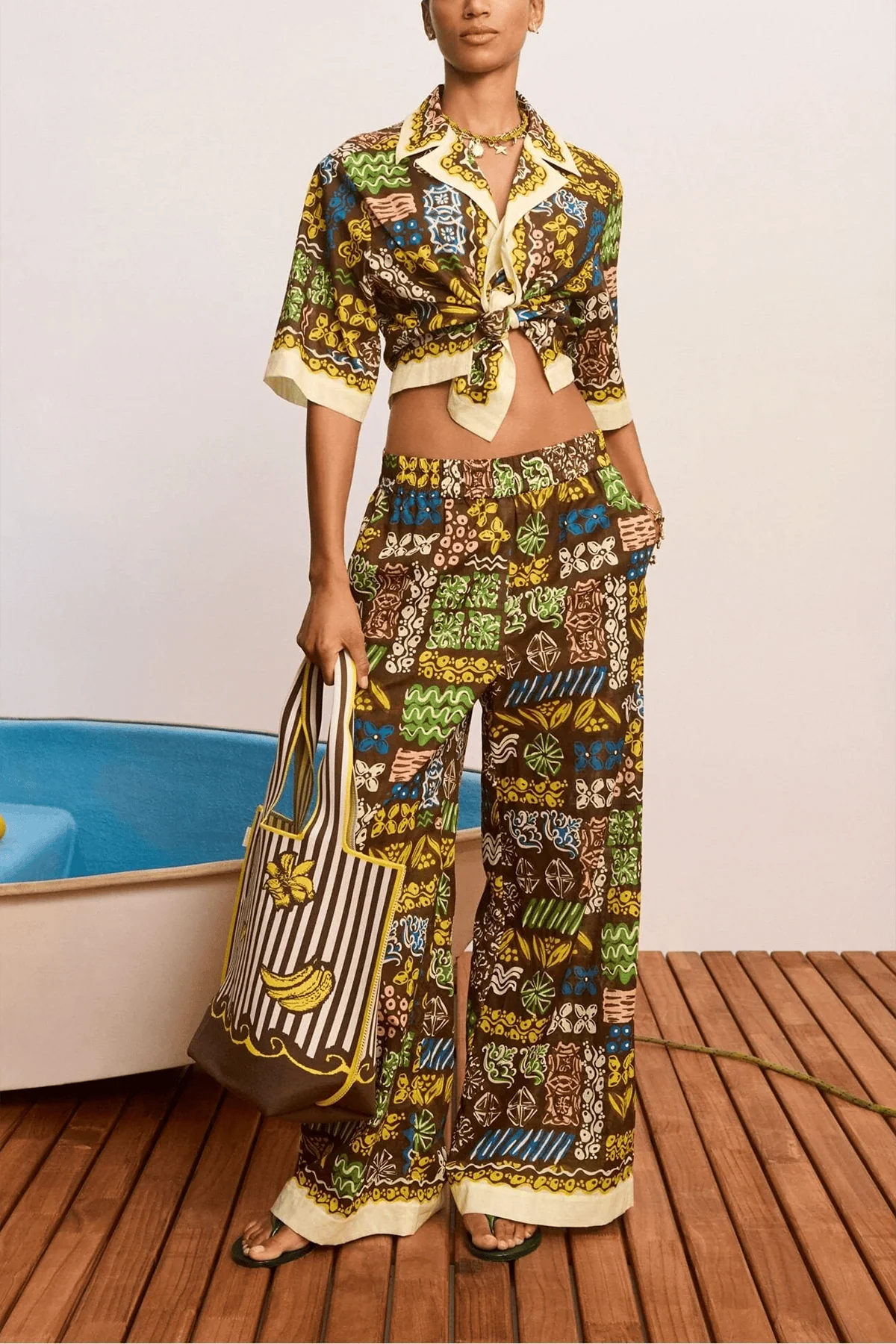 Minnie Pant in Multi - Image 2