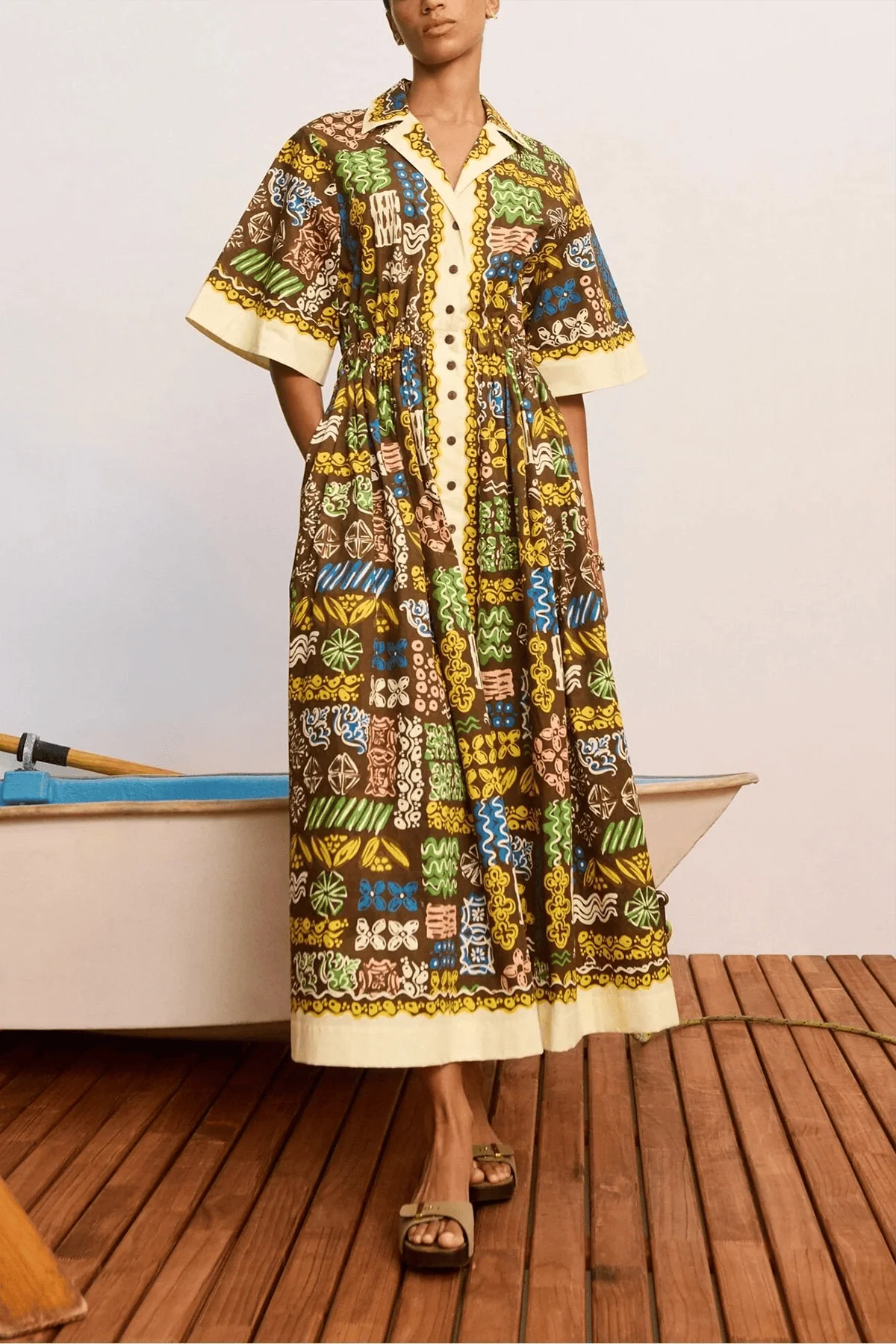 Minnie Shirtdress in Multi - Image 2
