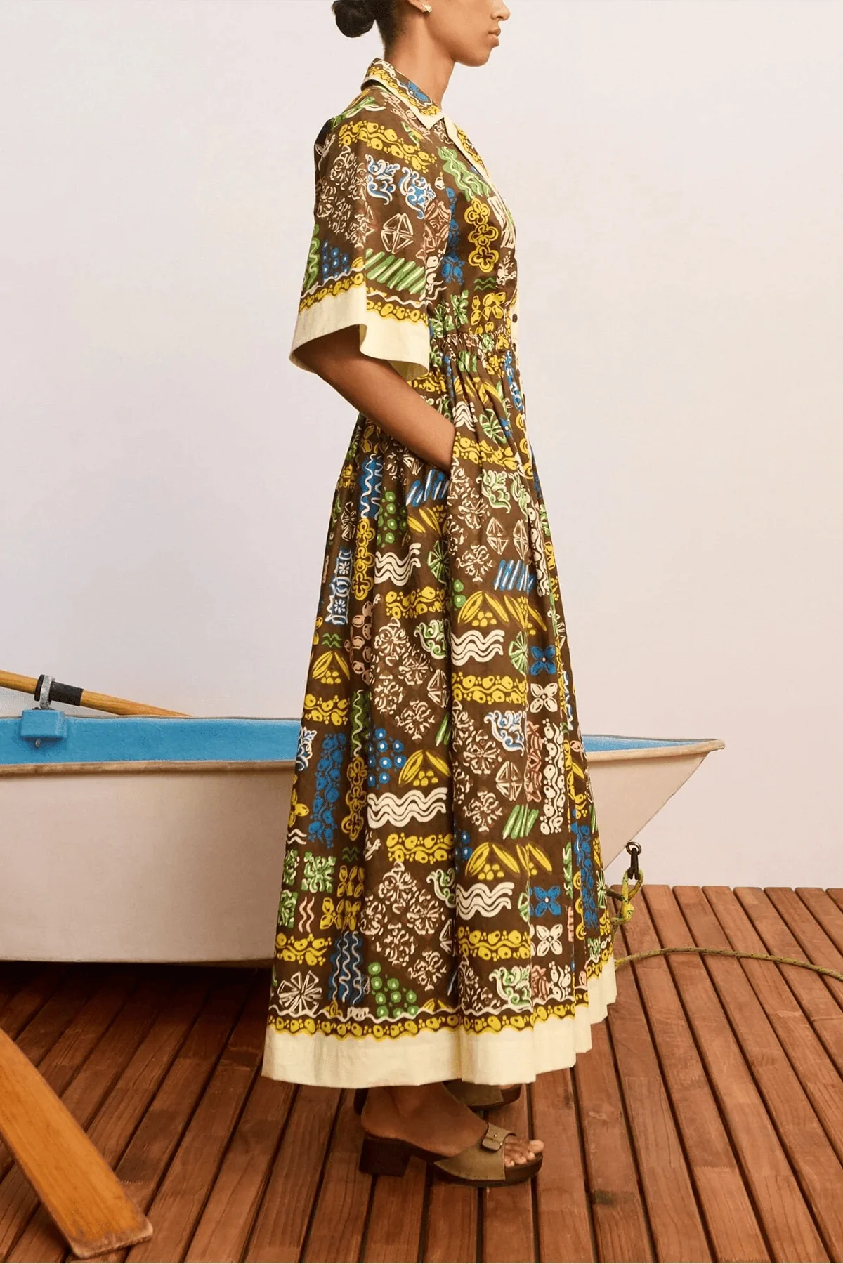 Minnie Shirtdress in Multi - Image 3