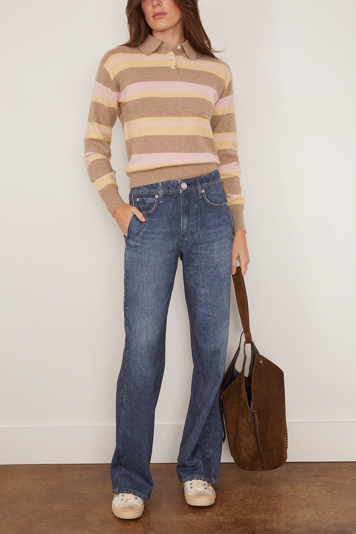 Miramar Terry Wide Leg Pant in Petra - Image 2