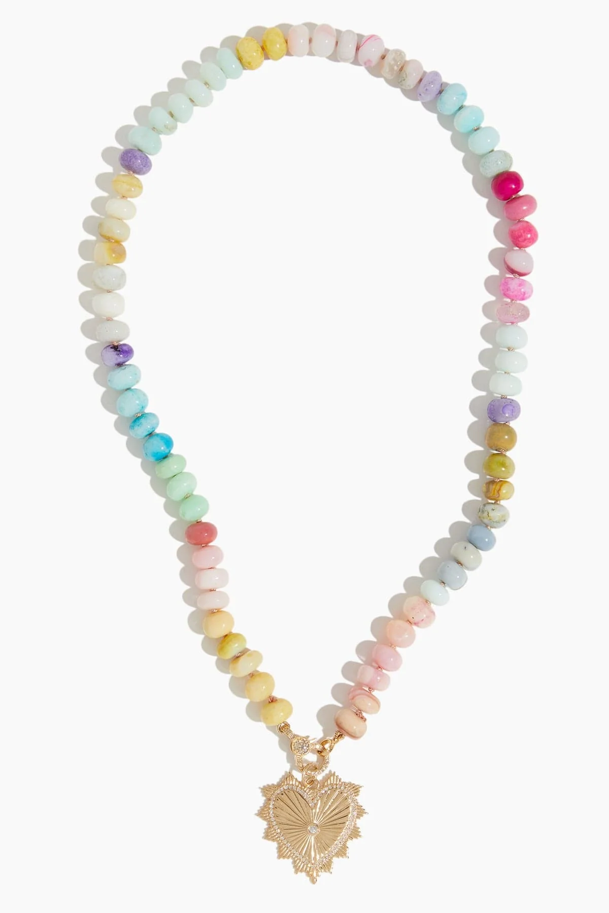 Mixed Stone Chain in 14k Yellow Gold - Image 4