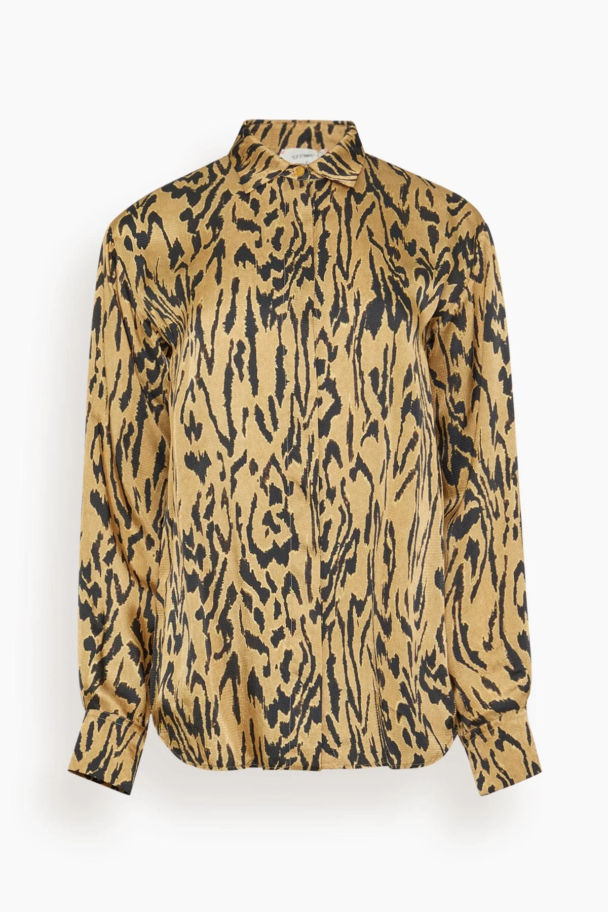 Moiree Print Satin Oversized in Honey