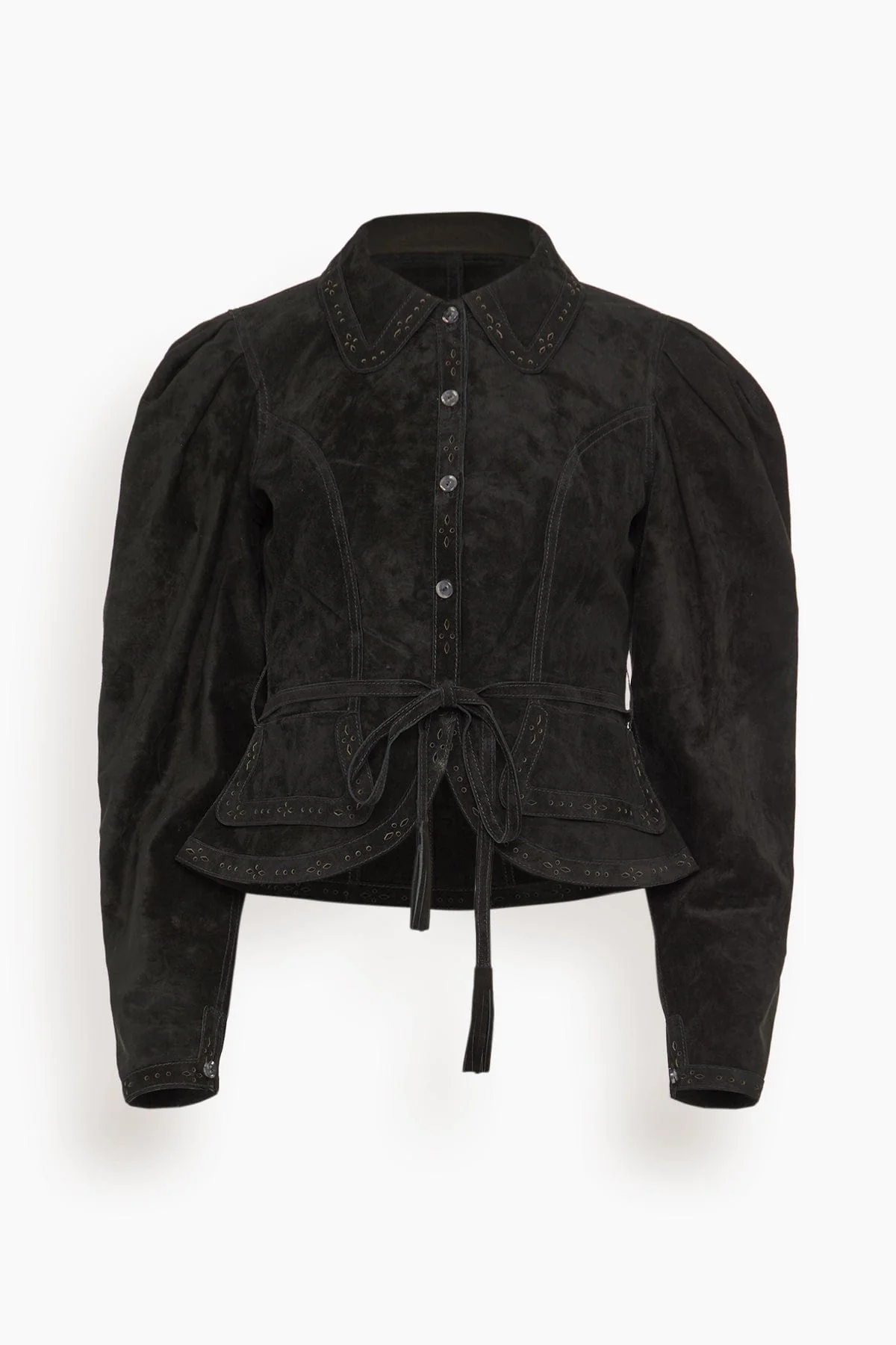 Murphey Jacket in Noir Suede