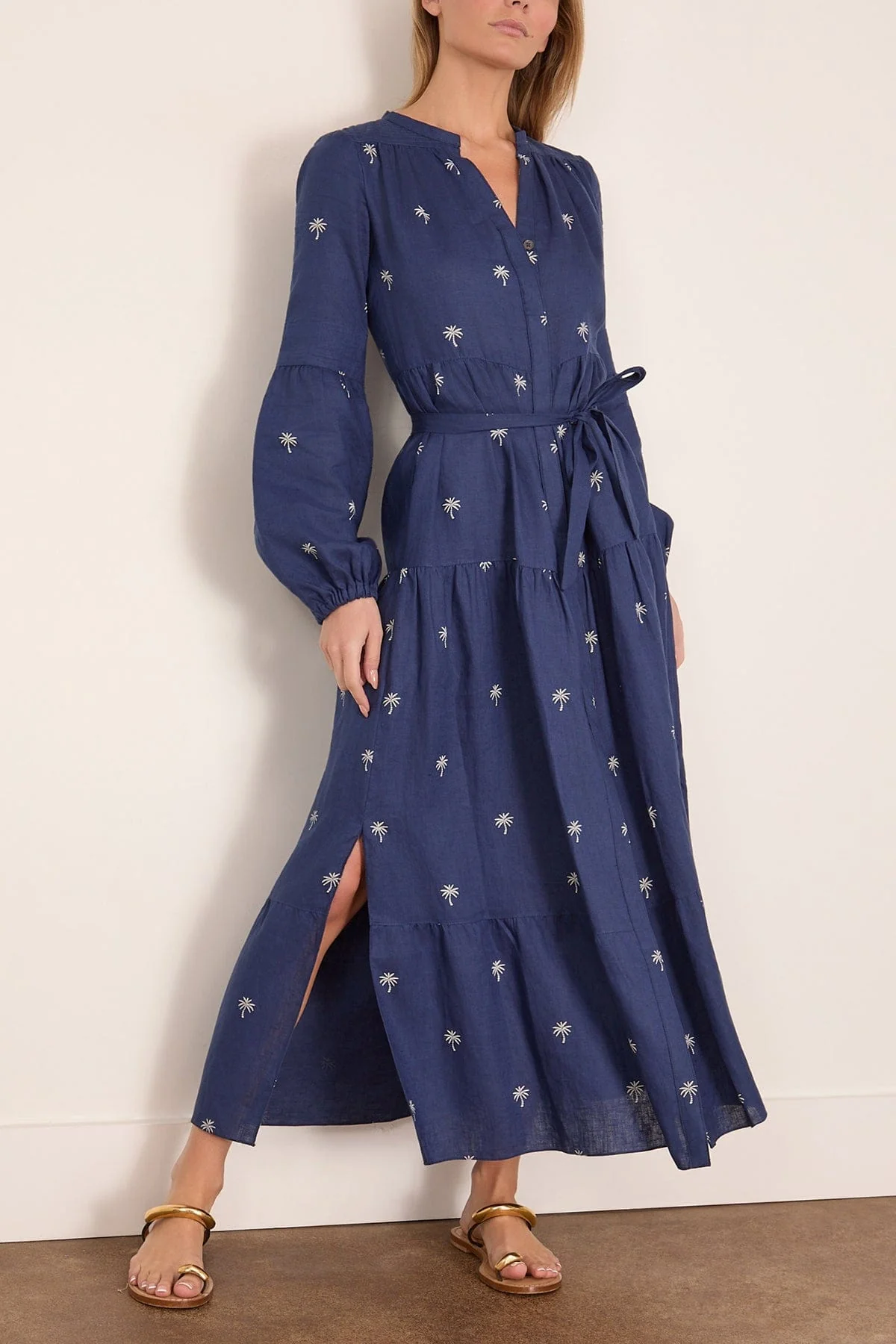 Nesanet Dress in Zafi Navy - Image 3