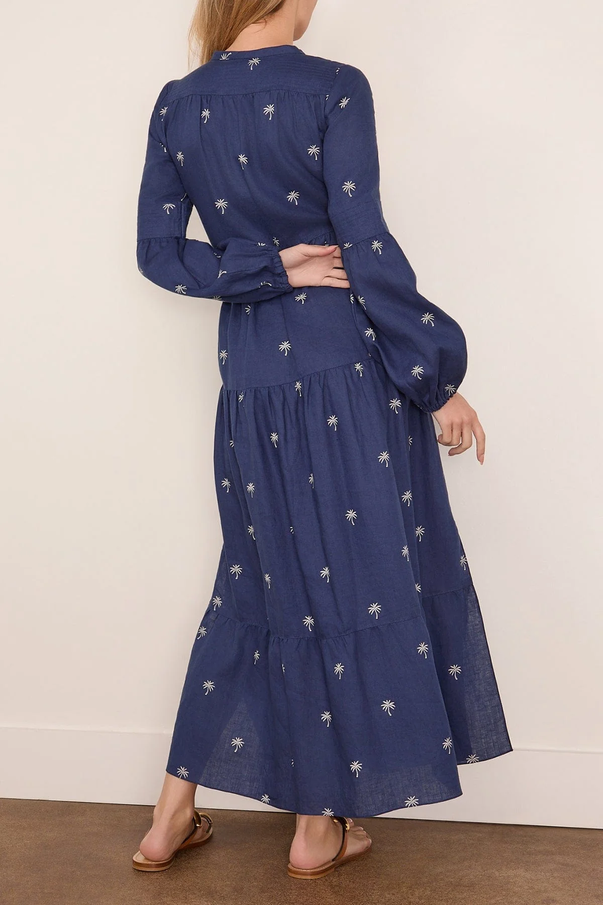Nesanet Dress in Zafi Navy - Image 4