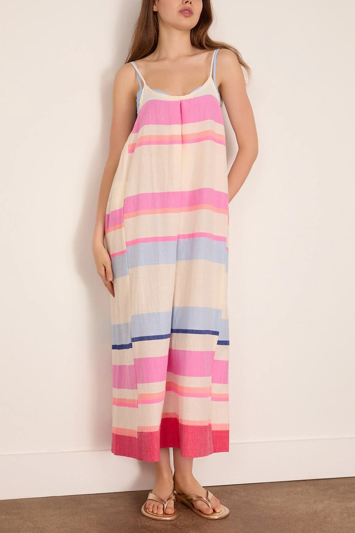 Nia Slip Dress in Desita Pink - Image 3