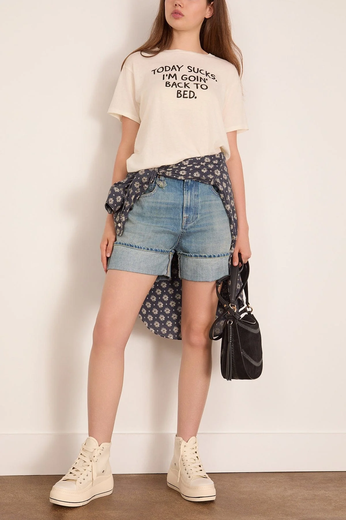 Nina Short in Lapis Selvedge Blue - Image 2
