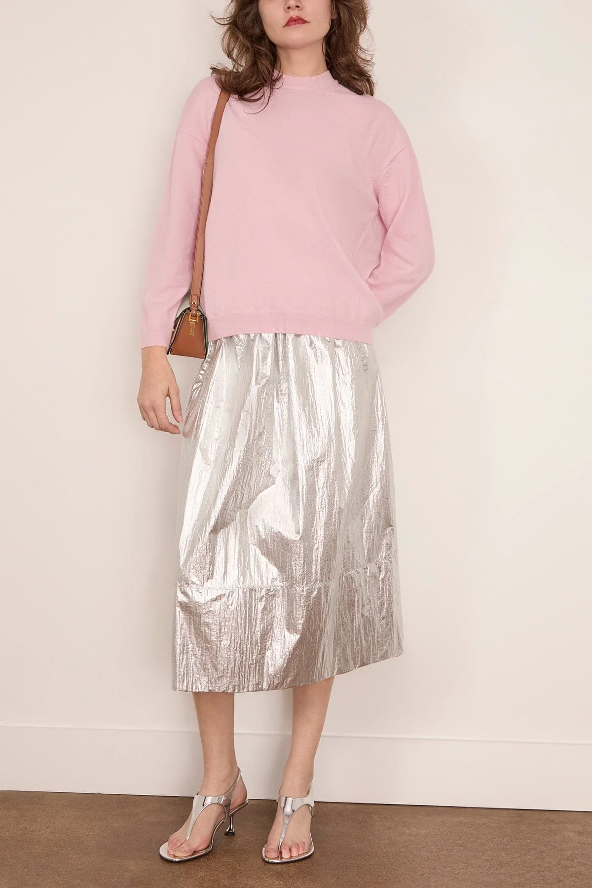 Noe Knit Sweater in Rose Pink - Image 2