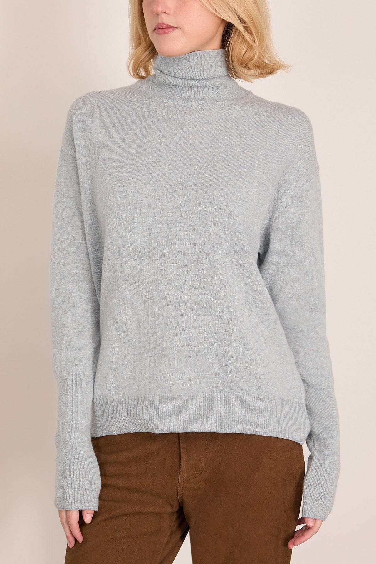Noira Knit Sweater in Marble Melange - Image 3