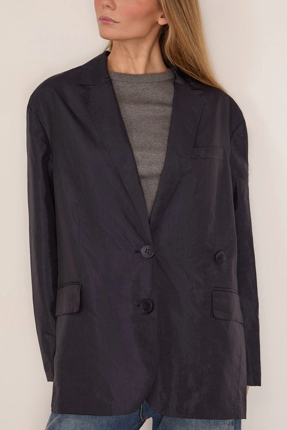 Nylon Liam Blazer in Navy - Image 3