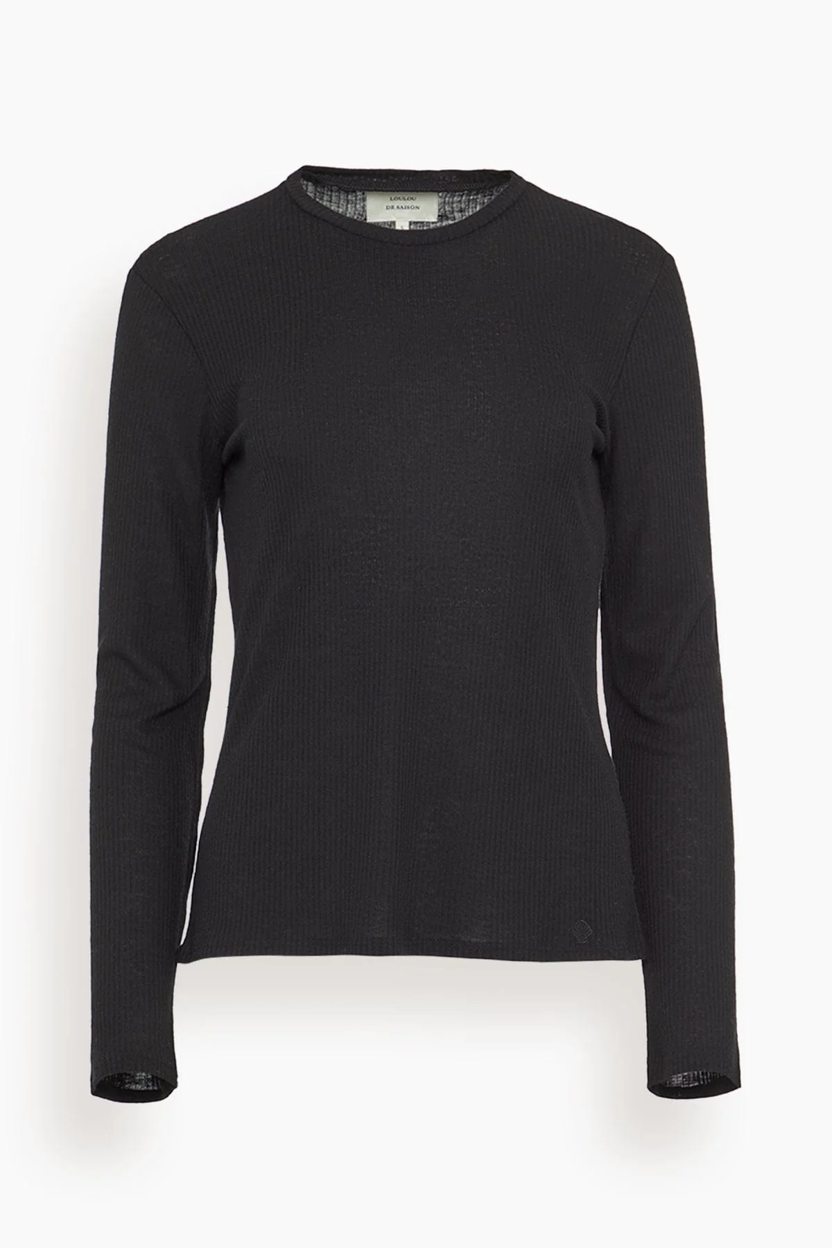 Ortigia Long Sleeve Top in Black