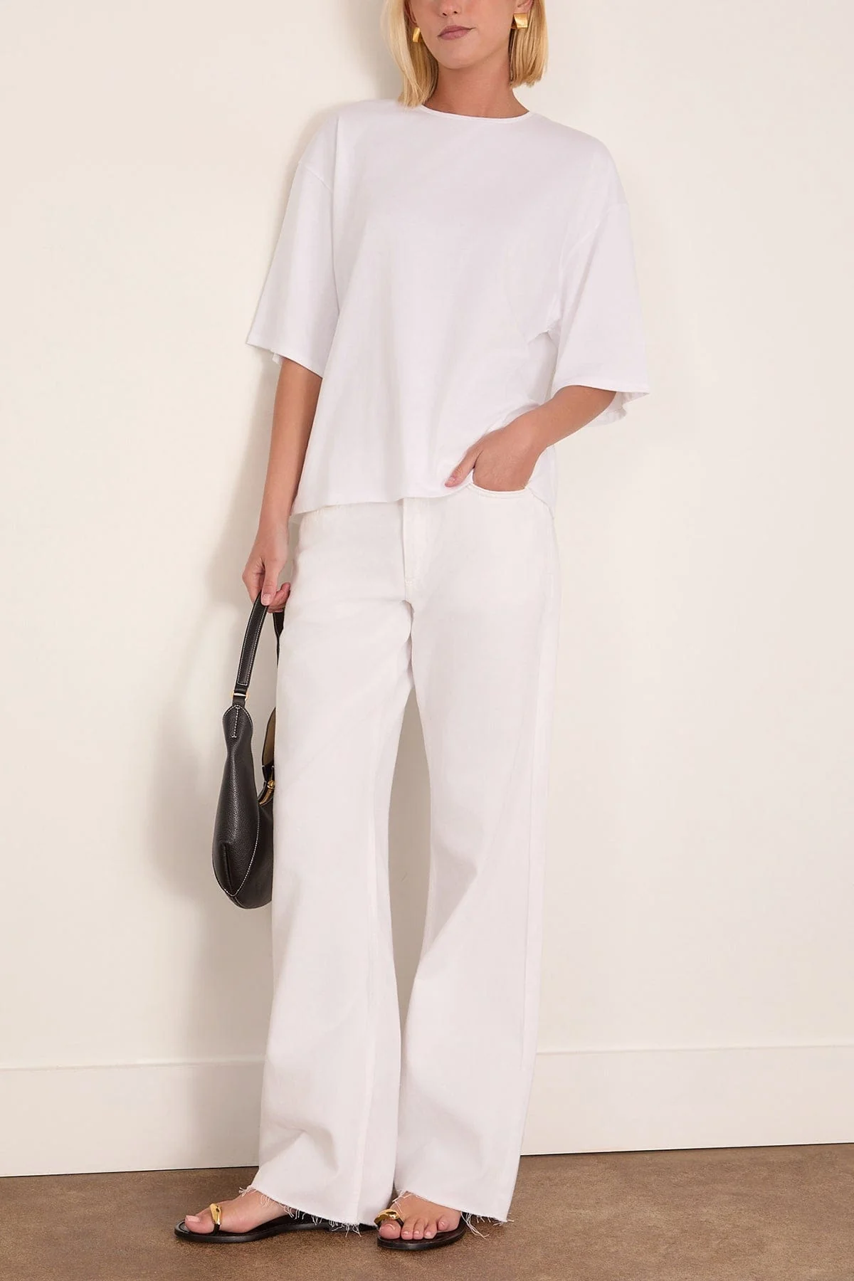 Osis Boxy T-Shirt in White - Image 2