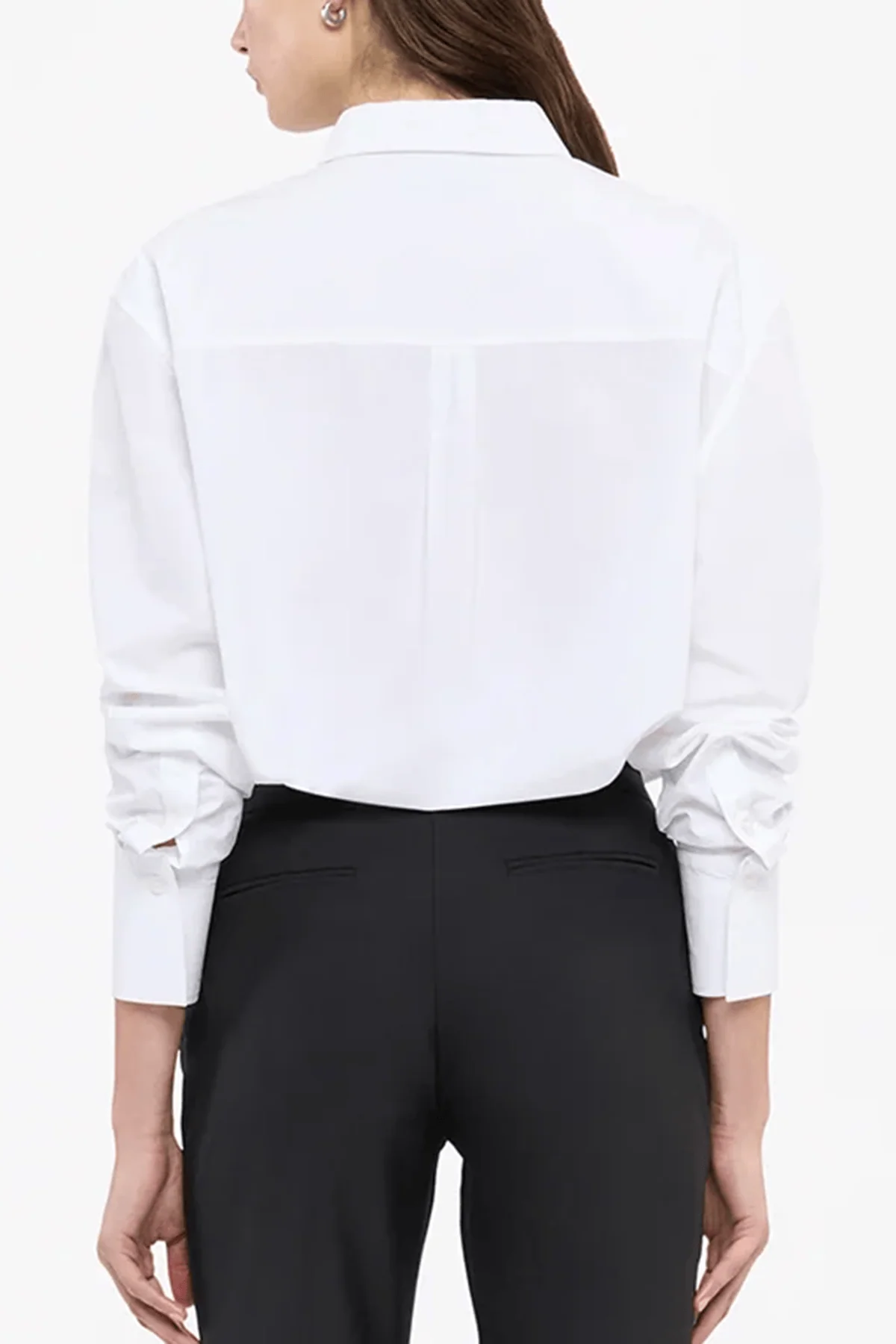 Oversized Mens Shirt in White - Image 4