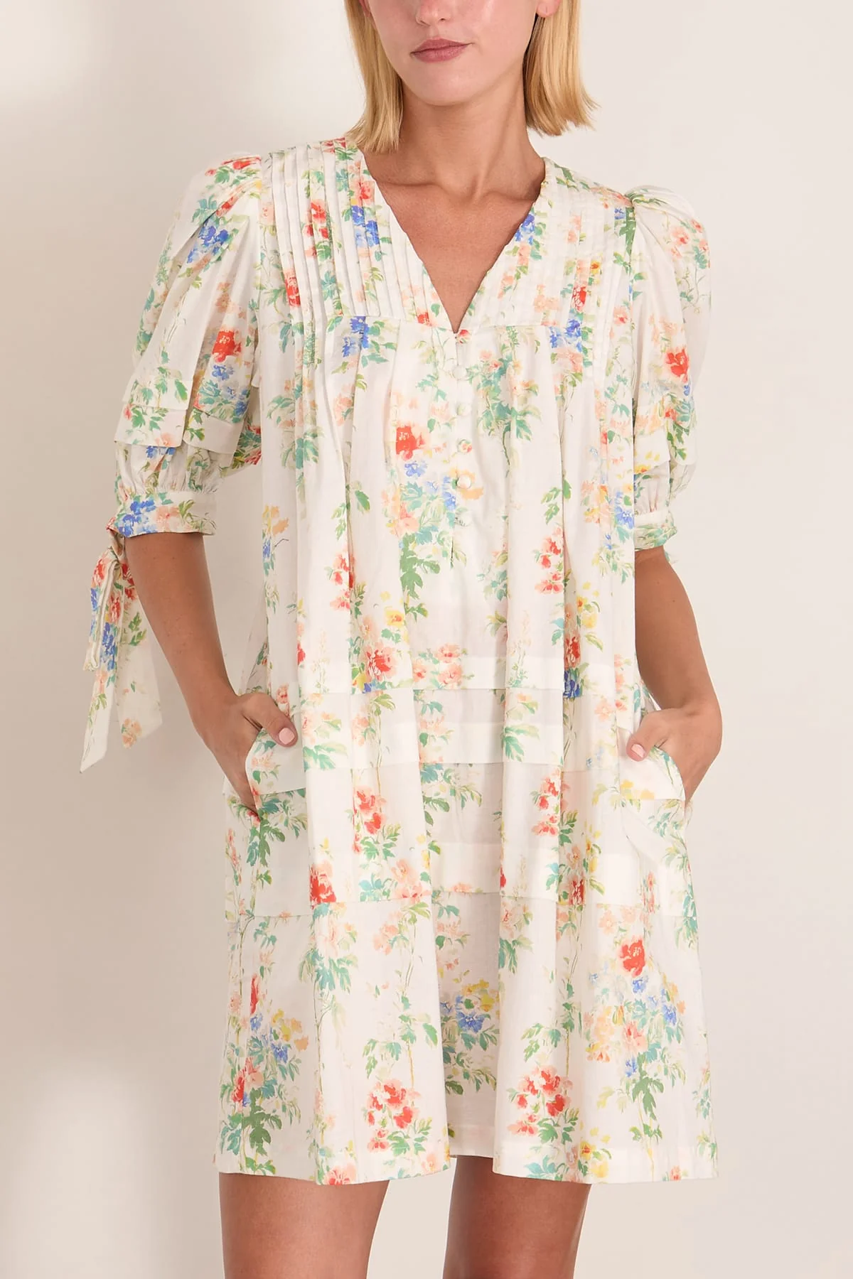 Paige Dress in Falling Blossoms - Image 3